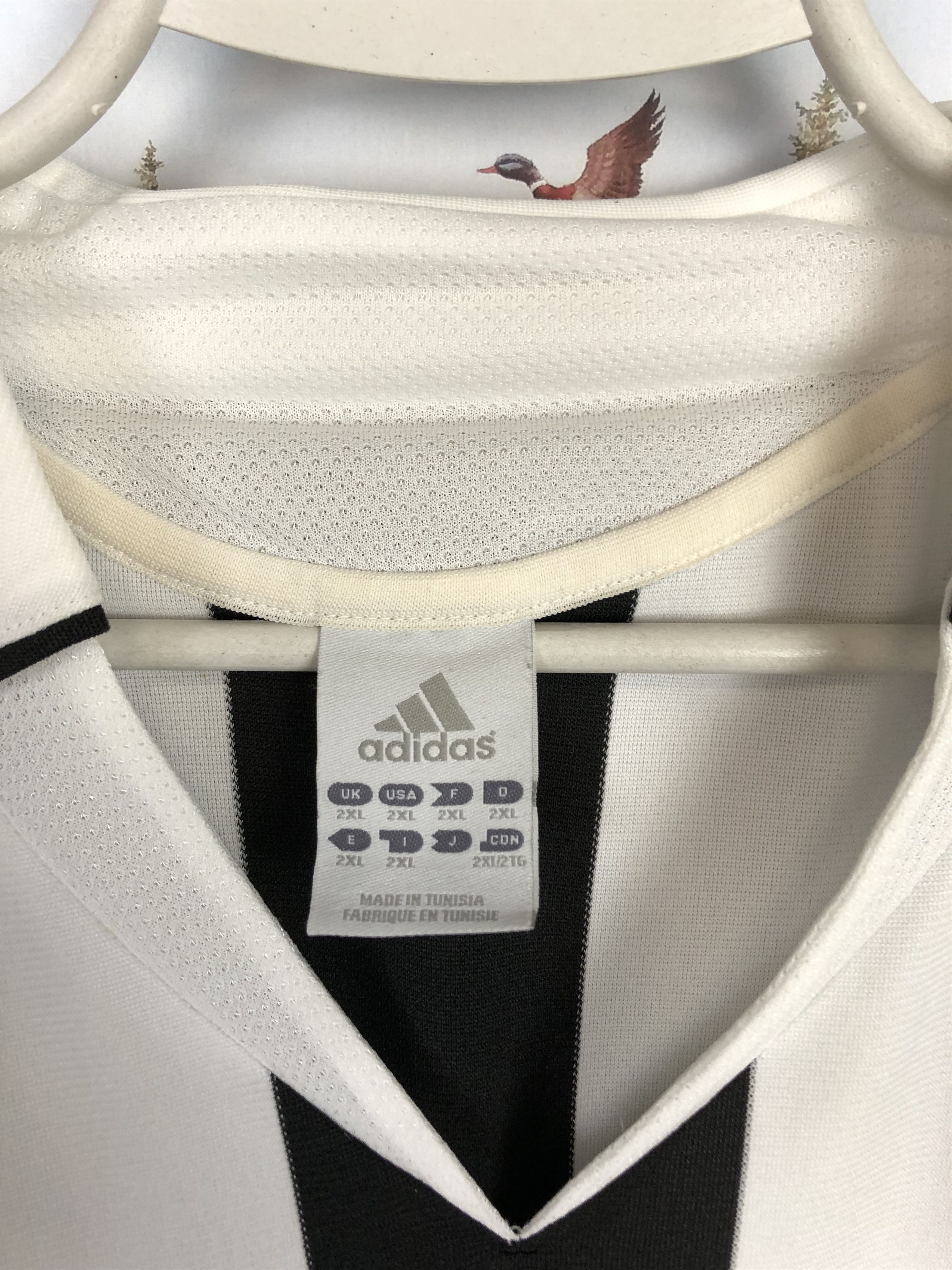 Adidas Newcastle Home football shirt 2005 Soccer Adidas Jersey Size US XXL / EU 58 / 5 - 9 Thumbnail