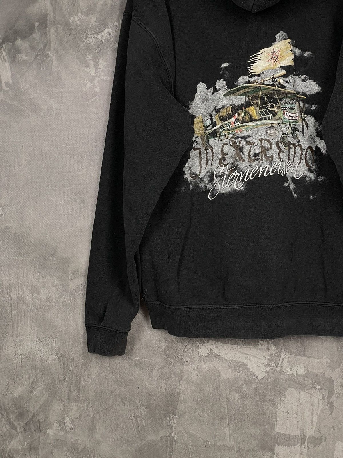 Band Tees × Vintage Vintage Hoodie In Extremo Rock Metal Grunge Punk Washed Size US L / EU 52-54 / 3 - 6 Thumbnail