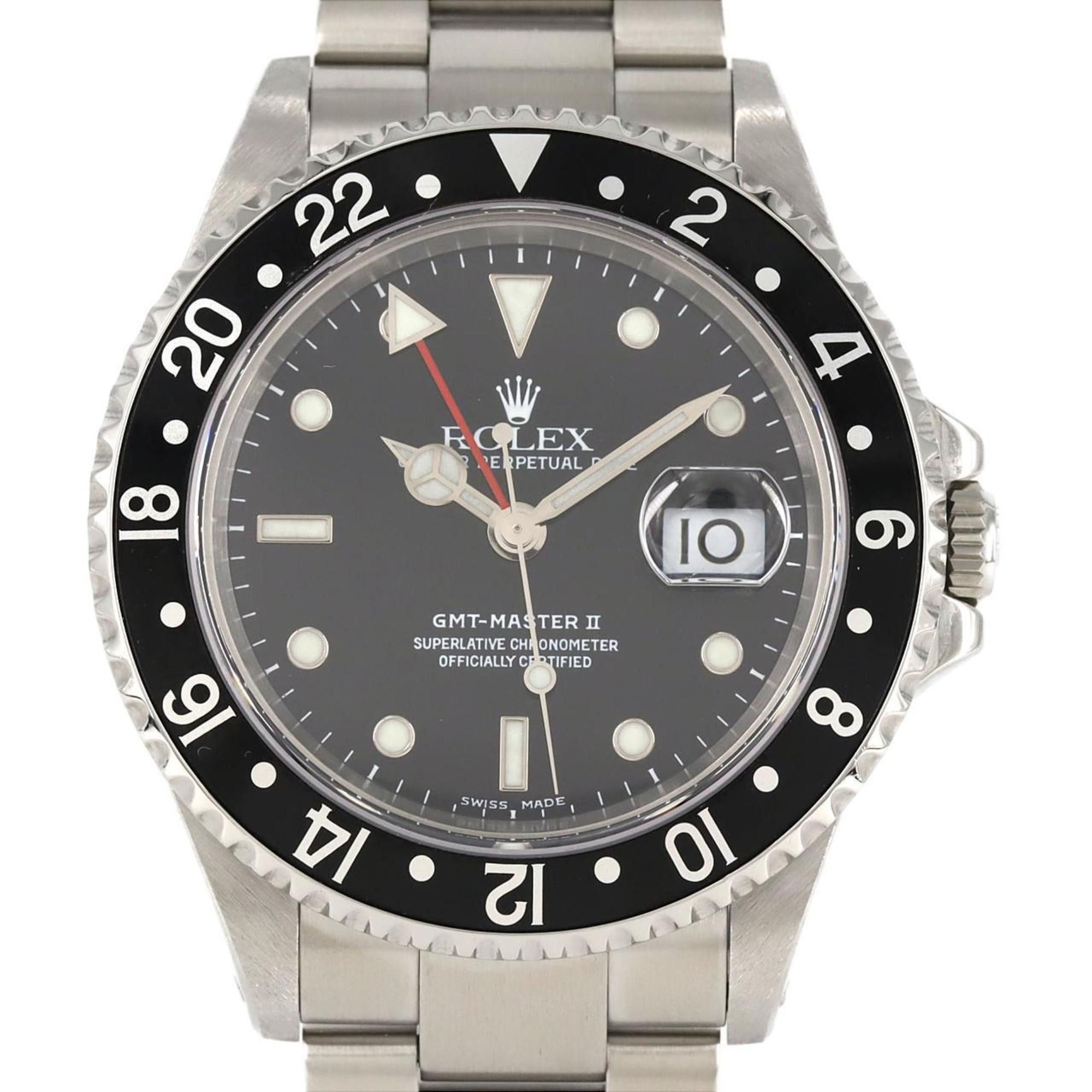 Rolex Rolex GMT Master 16710 SS Automatic Watch A Series Size ONE SIZE - 1 Thumbnail