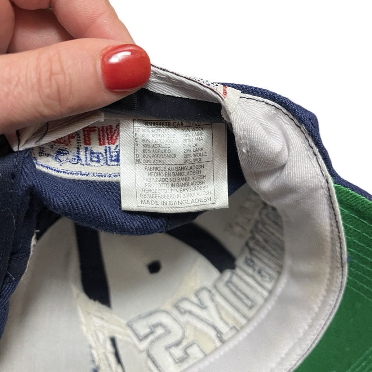 Vintage 2 90s Dallas Cowboys Snap Back Hapts Caps Reebok Pro Line Size ONE SIZE - 11 Thumbnail
