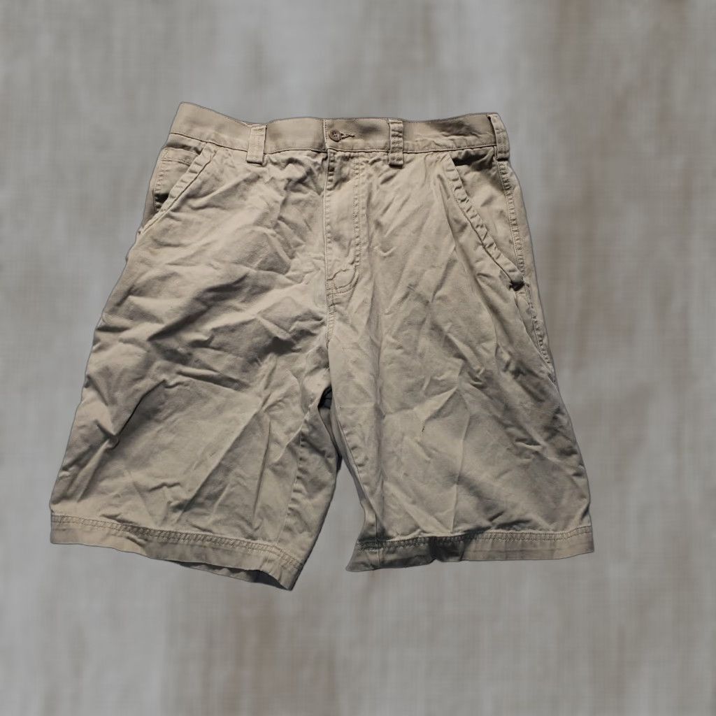 Perry Ellis Perry Ellis Brown Dress Shorts Flat Front 100% Cotton Adult Men's Size 34 Brown Polka Dot Flat Front 34 in Men Shorts Size US 34 / EU 50 - 1 Thumbnail