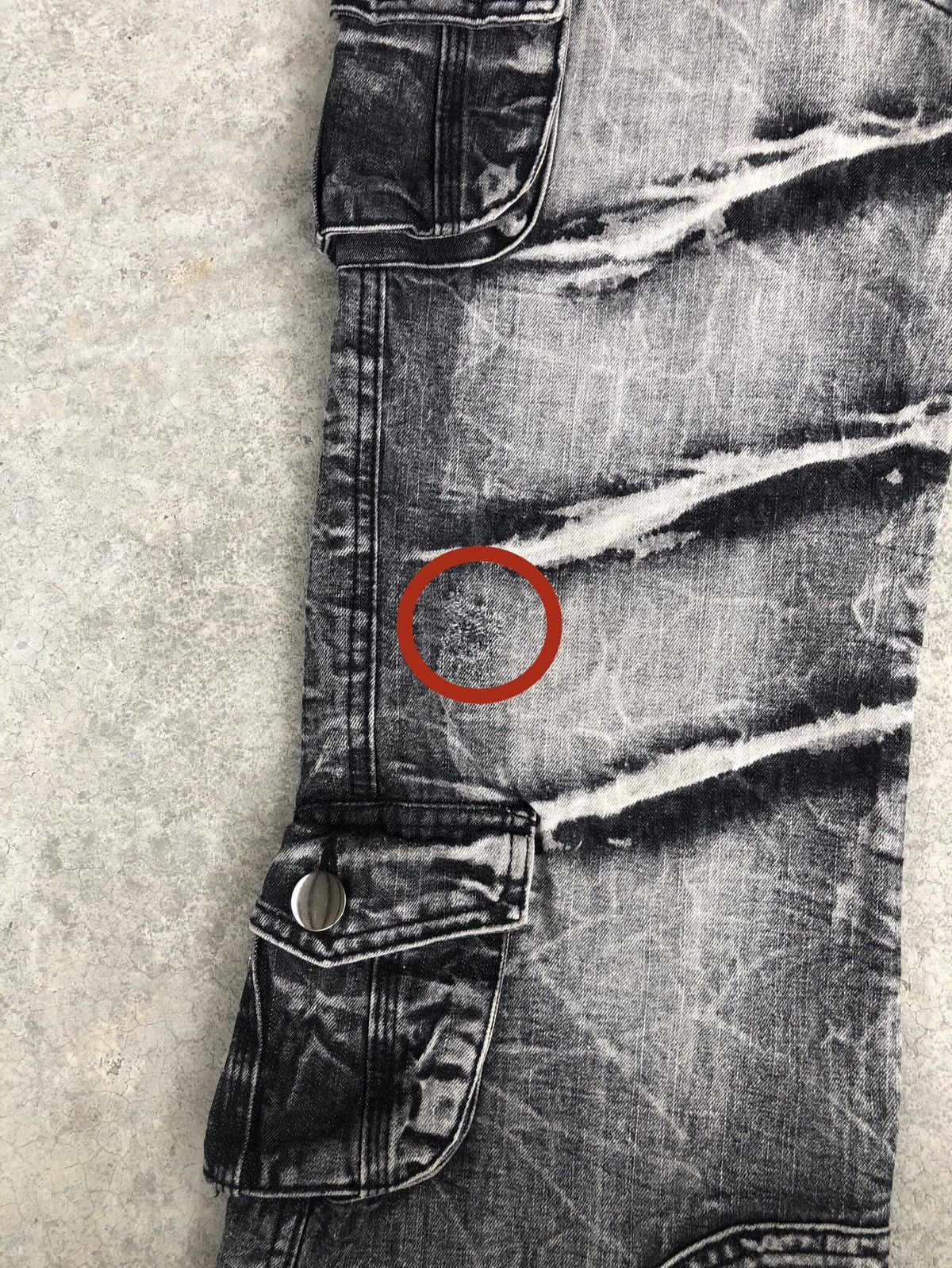 Japanese Brand Topism Flared Jeans Distressed Jeans Cargo Pants Multipocket Size US 34 / EU 50 - 16 Thumbnail
