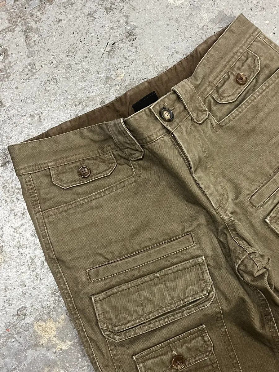 Designer × Dolce & Gabbana × Vintage SS2008 Dolce & Gabbana Multi Pockets Khaki Green Pants Size US 30 / EU 46 - 6 Thumbnail