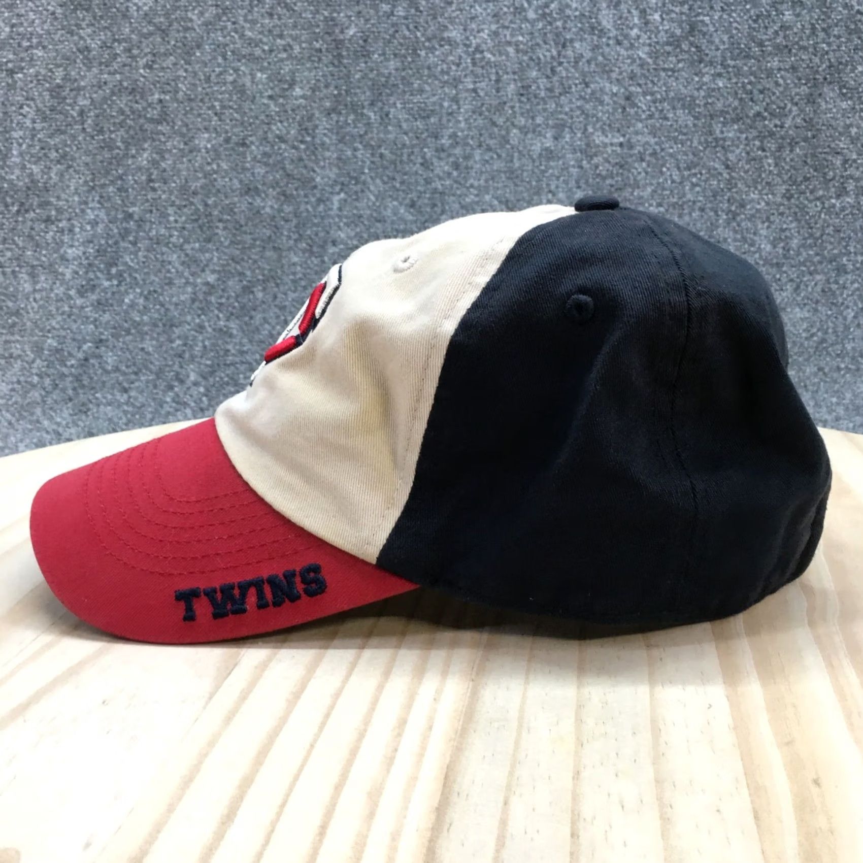 Twins Genuine Merchandise Minnesota Twins Baseball Cap Hat Mens One SizeBlue Cap, Adjustable, Breathable, Lightweight Fans Fave Vintage? No (One Size) Size ONE SIZE - 4 Thumbnail