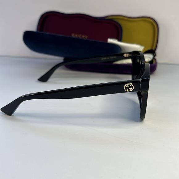Gucci New Authentic GUCCI Square Frame Sunglasses GG0326S Black Size ONE SIZE - 8 Thumbnail