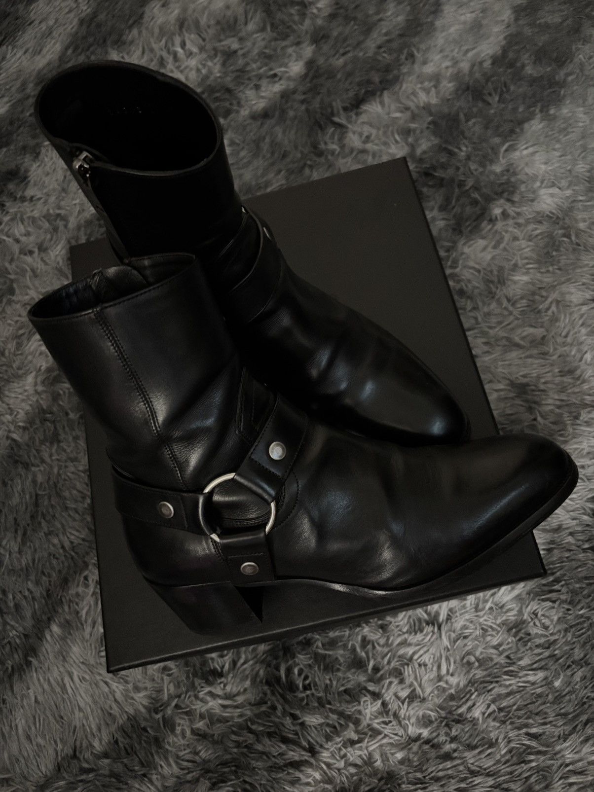 Saint Laurent Paris FW16 saint laurent paris wyatt harness boots 60mm Size US 8 / EU 41 - 2 Thumbnail
