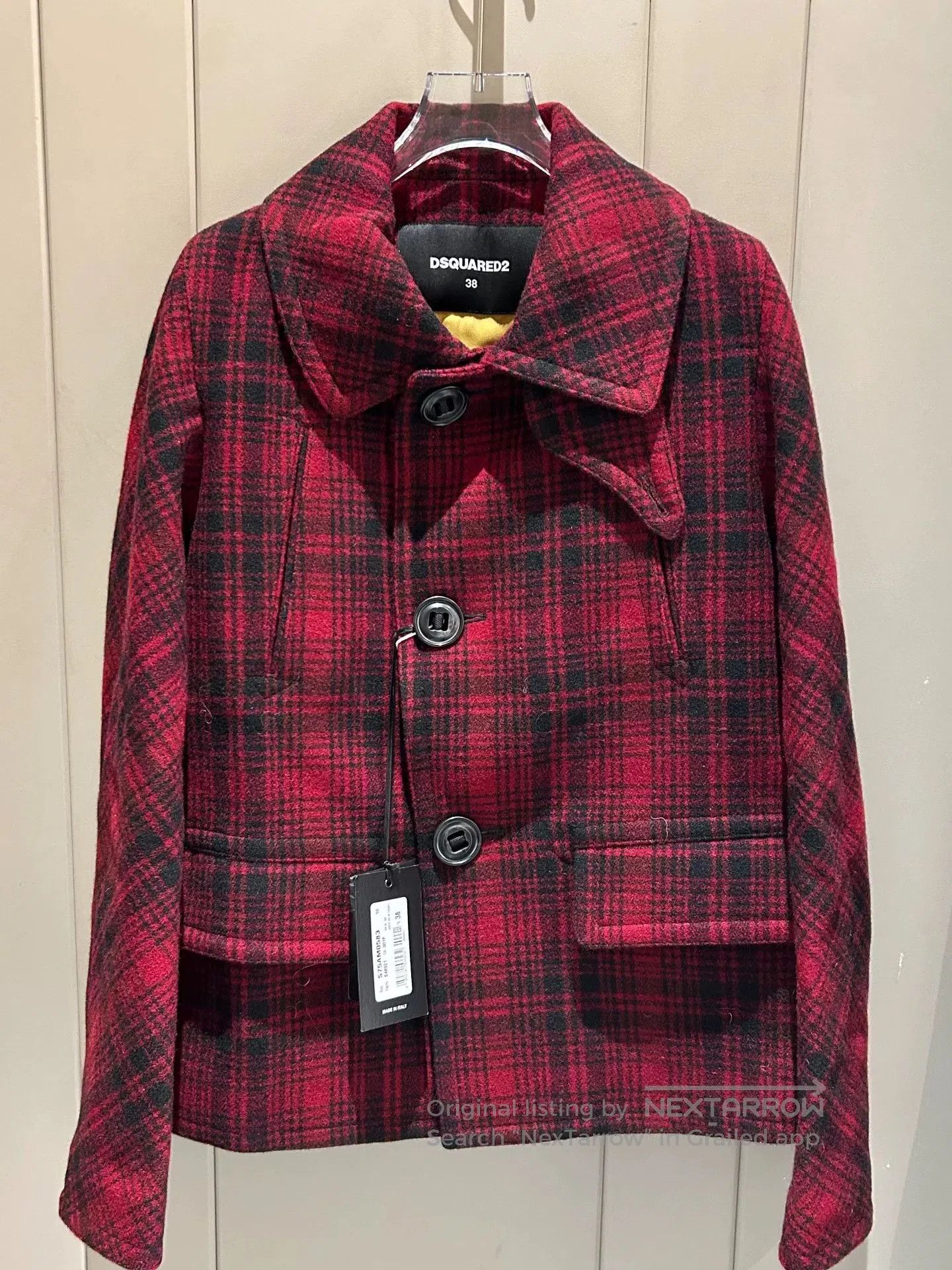 Dsquared2 DSQUARED2 Women's Wool Coat. Size XS / US 0-2 / IT 36-38 - 1 Thumbnail