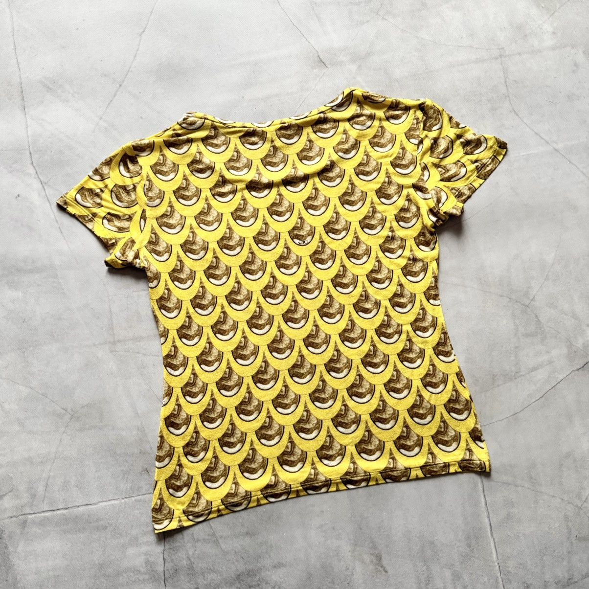 Versace Jeans Couture Vintage Versace Monogram Chain Small Logo T-shirt Tee Y2K Size S / US 4 / IT 40 - 3 Thumbnail
