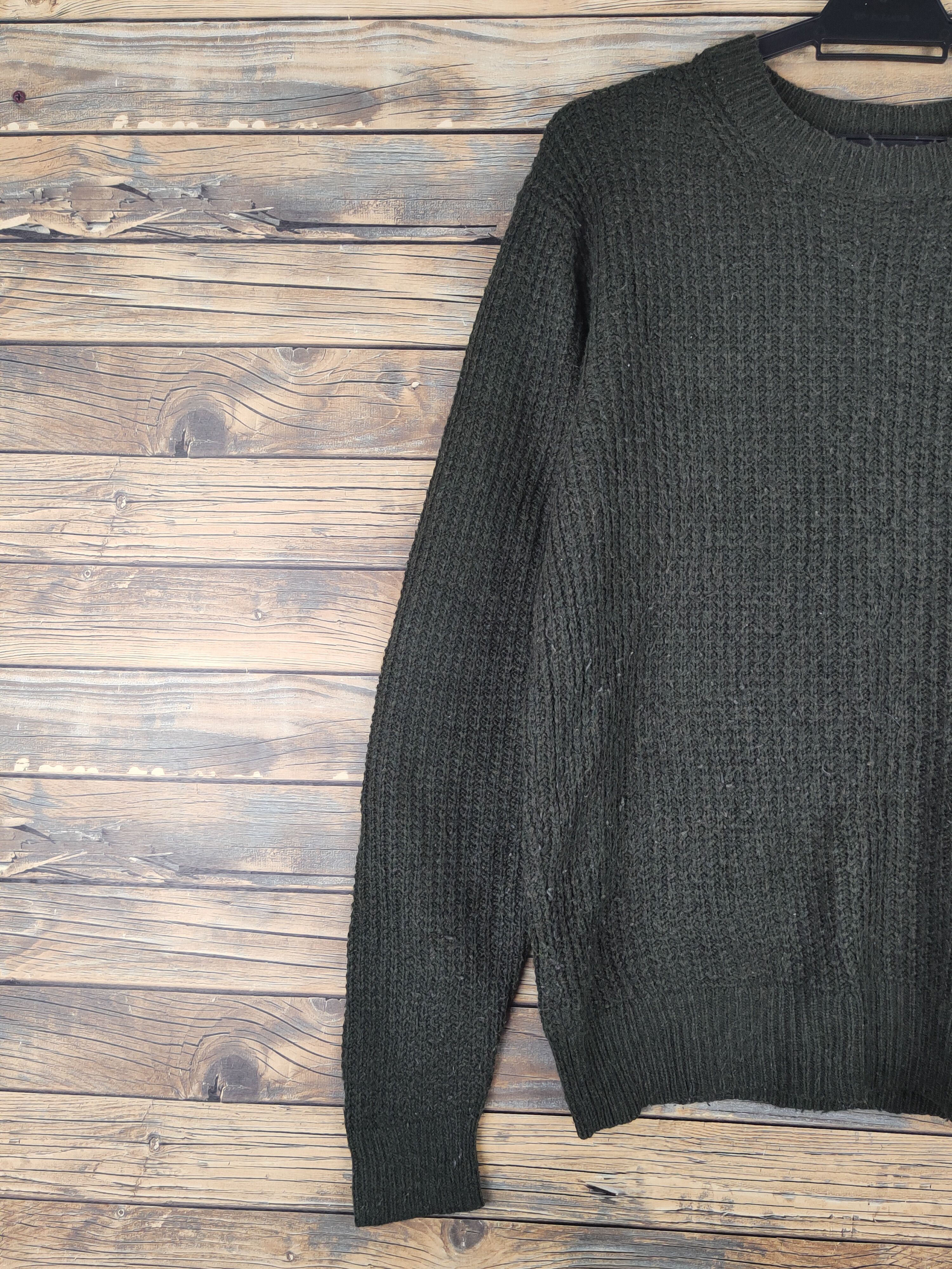 Homespun Knitwear × Japanese Brand × Vintage Uniqlo Dark Green Knitwear Sweatshirts #W1085 Size US M / EU 48-50 / 2 - 3 Thumbnail