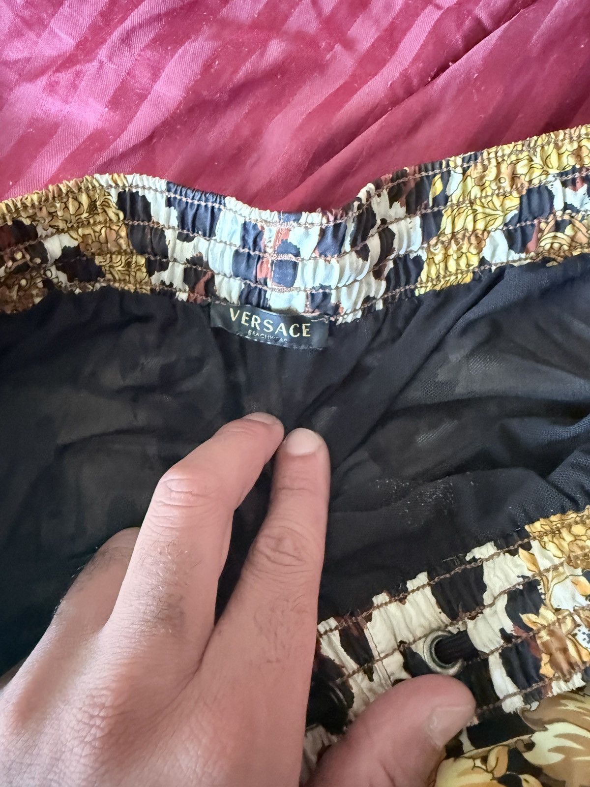 Versace Versace Baroque Print Shorts Size US 33 - 3 Thumbnail