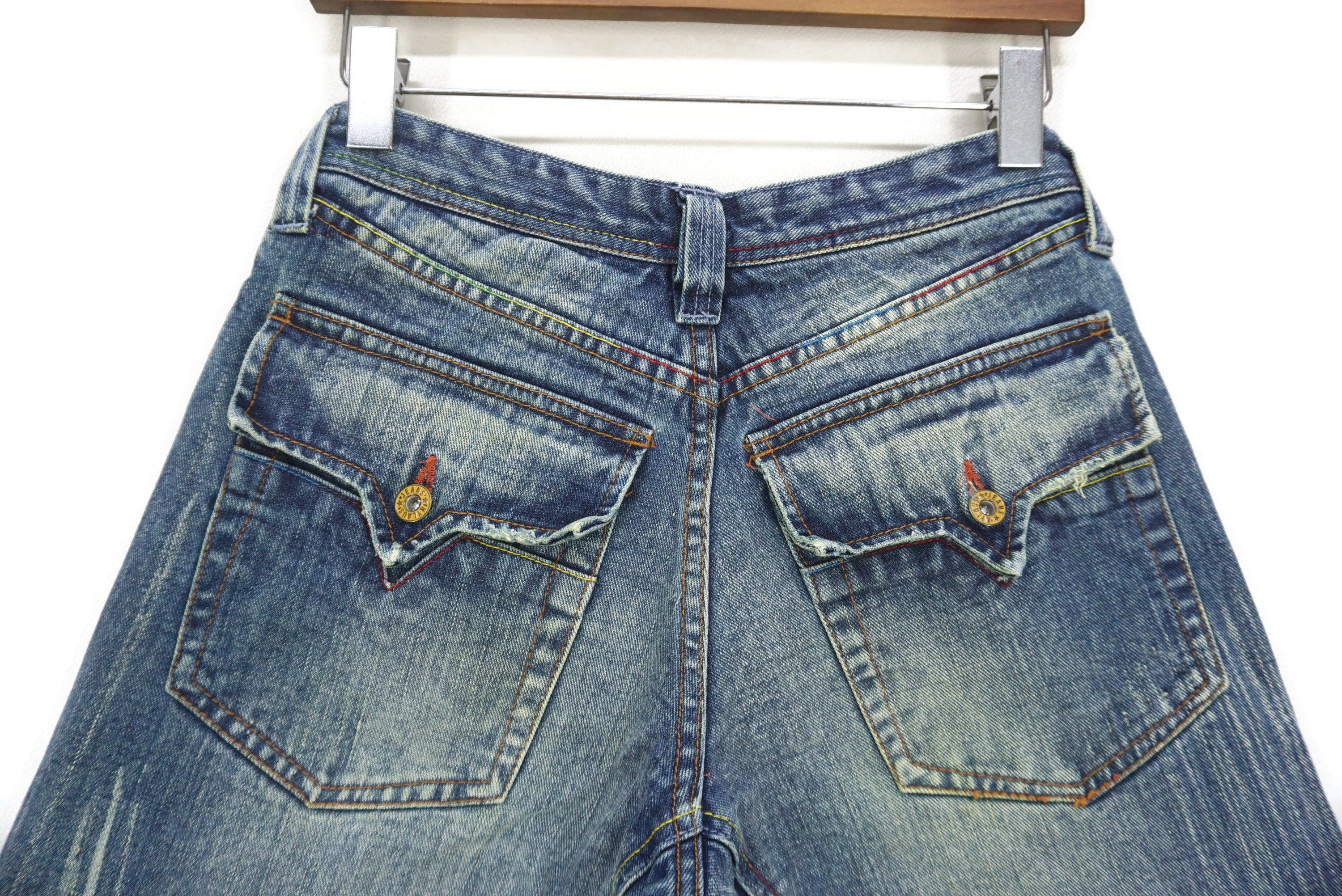 Japanese Brand Nylaus Jeans Size W30xL30.5 Low Rise Straight Leg Denim Size US 30 / EU 46 - 6 Thumbnail