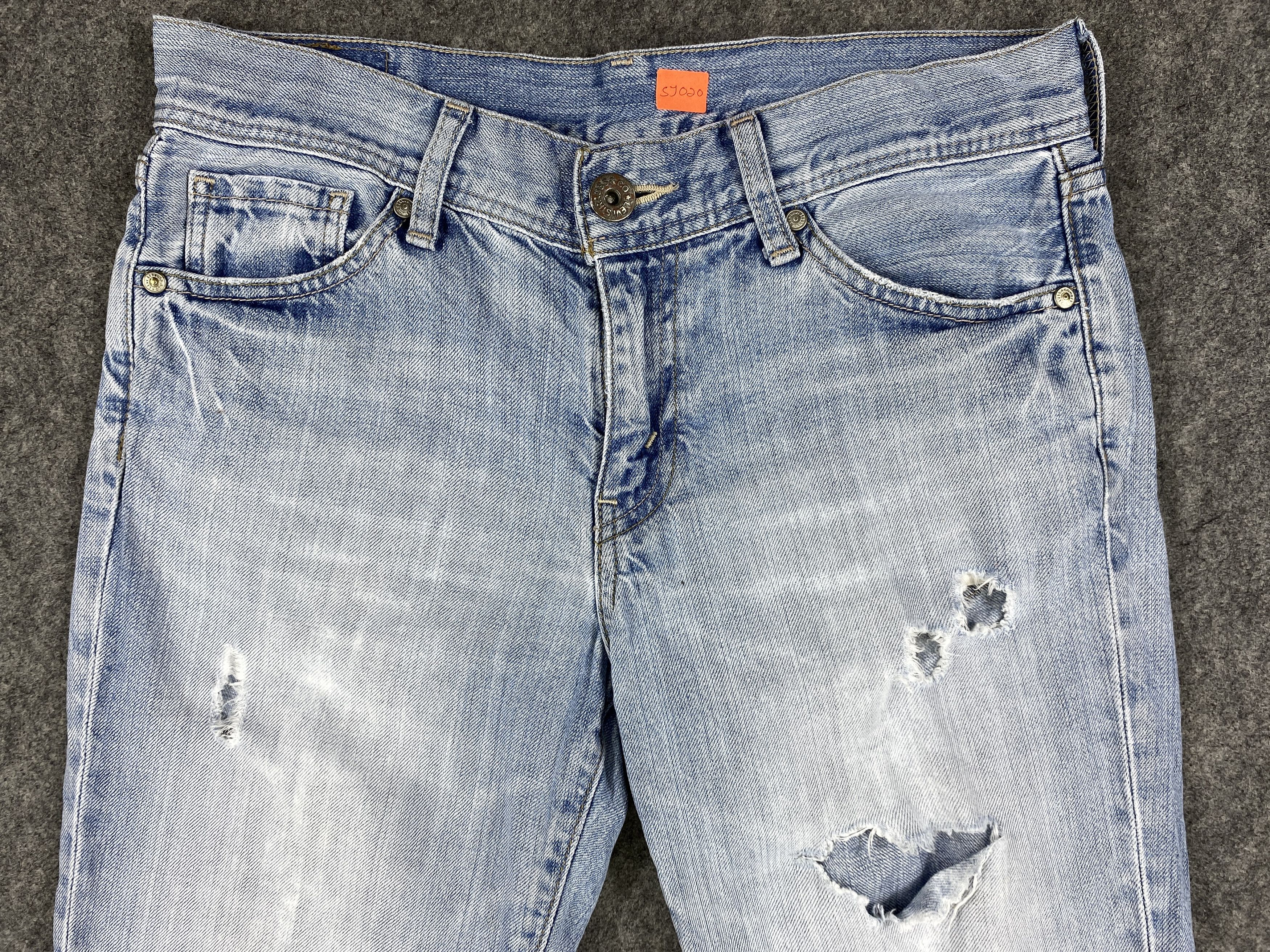 Levi's Light Blue Wash Vintage Levi's 535 30x27 Denim -SJ020 Size US 30 / EU 46 - 3 Thumbnail