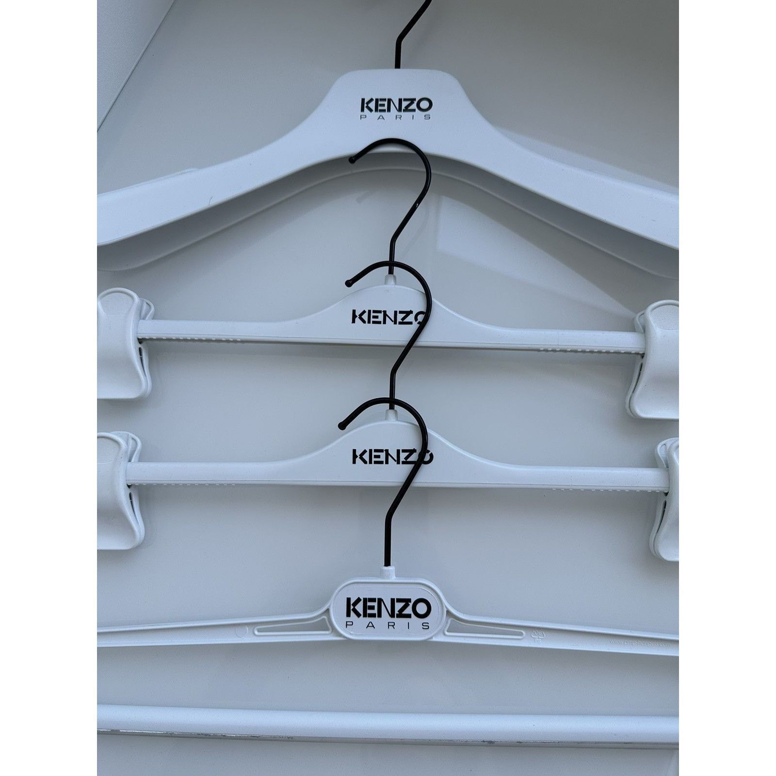 Kenzo Kenzo paris premium made in italy metal plastic white hanger Size ONE SIZE - 2 Thumbnail