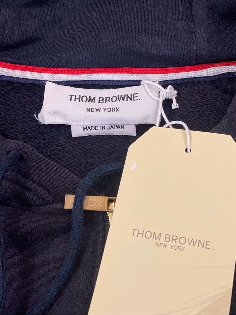 Thom Browne Thom browne Size 00 Dark blue classic four-striped zipper Size US XXS / EU 40 - 7 Thumbnail