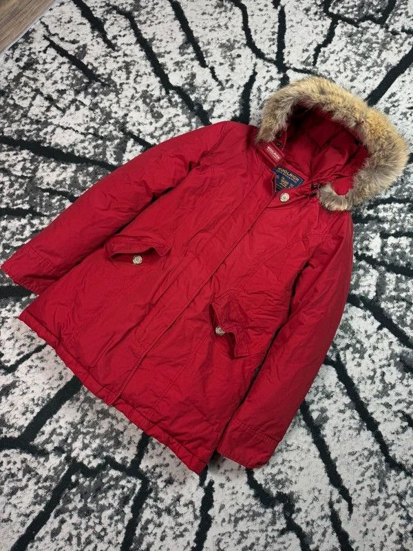 Other Woolrich red M logo winter parka jacket Size M / US 6-8 / IT 42-44 - 2 Thumbnail