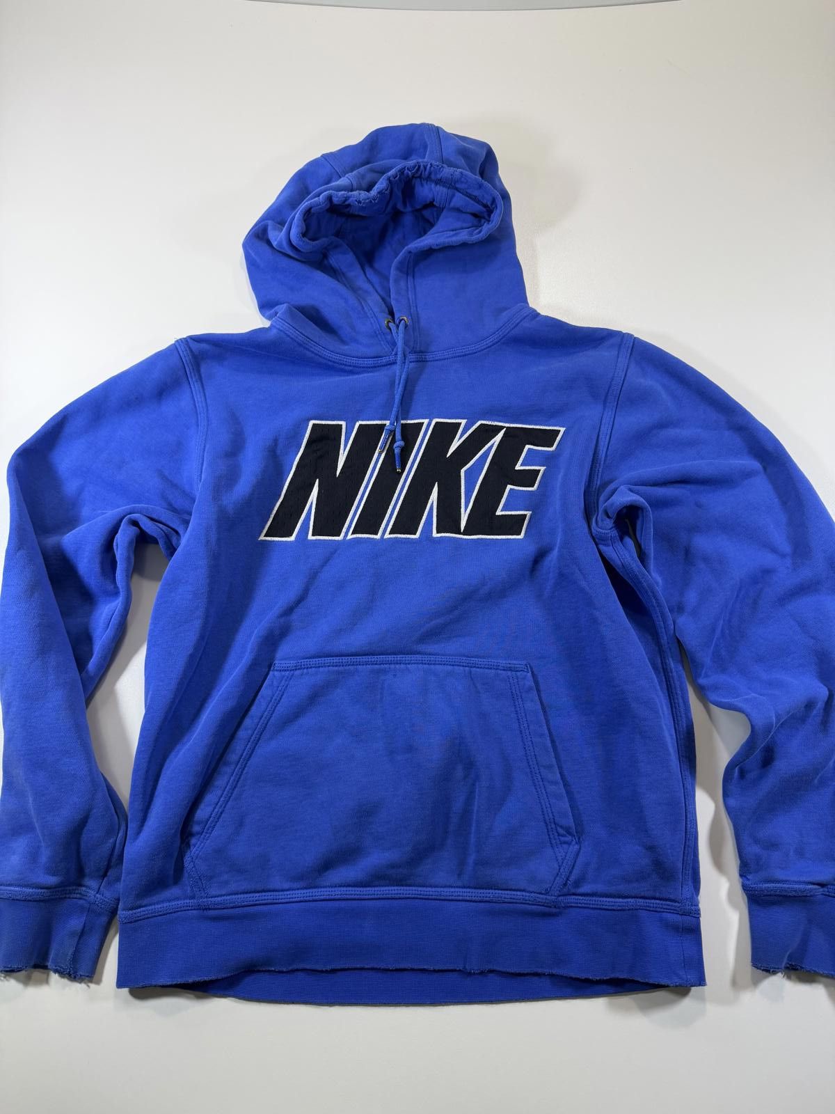 Nike Nike Blue Pullover Hoodie with Black Logo Size US S / EU 44-46 / 1 - 1 Thumbnail
