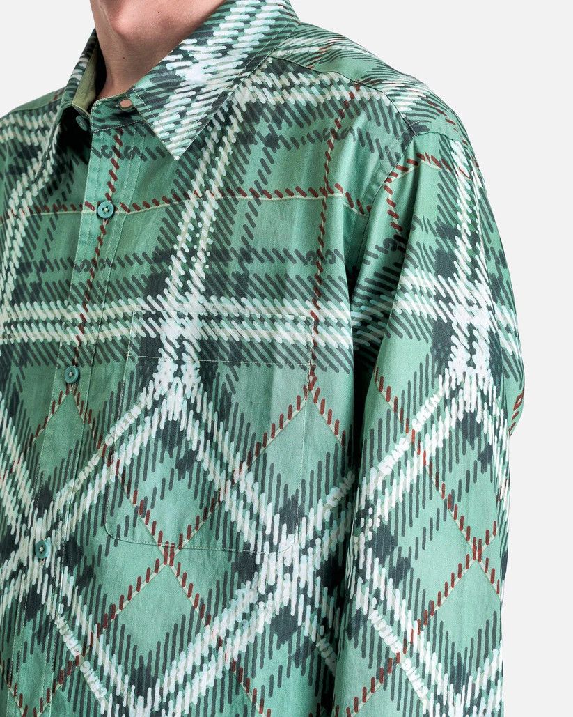 Craig Green o1s1v1r1oon0925 Fade Shirt in Green Plaid Size US M / EU 48-50 / 2 - 5 Thumbnail