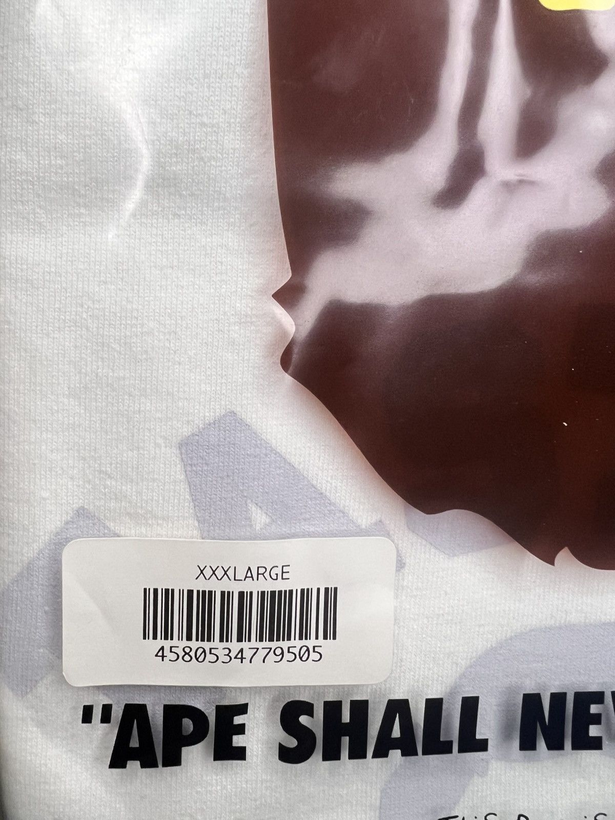Bape × JJJJound BAPE X JJJJOUND COLLEGE TEE MENS WHITE SIZE XXXL Size US XXL / EU 58 / 5 - 3 Thumbnail
