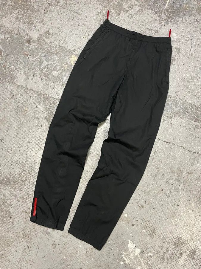 Prada × Vintage 2000s Prada Black Tactical Linea Rossa Sport Pants Size 27" / US 4 / IT 40 - 5 Thumbnail