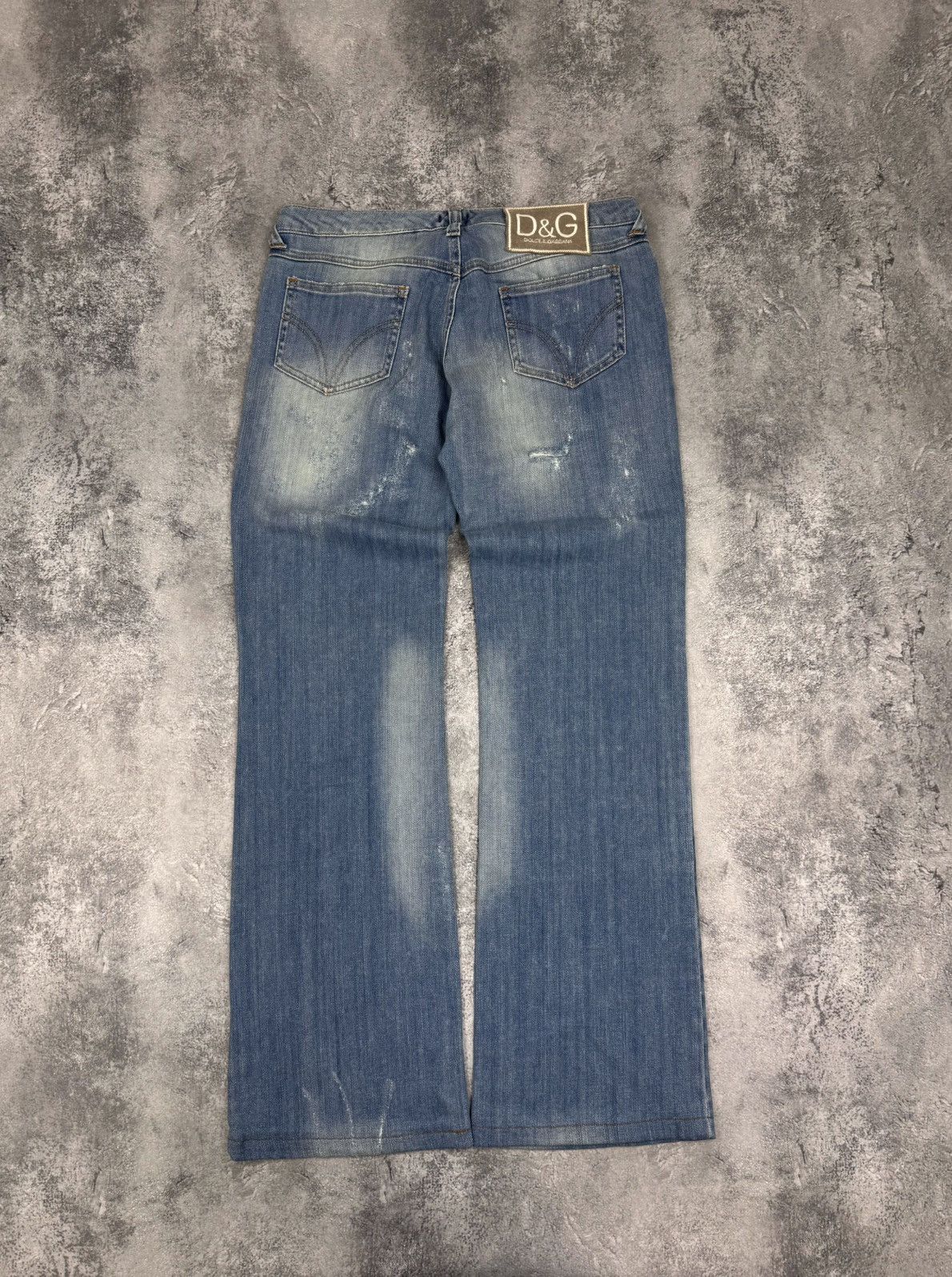 Dolce & Gabbana Dolce&Gabanna Women Rare 90s Flared Jeans Blue Size 29 Size 29" - 1 Thumbnail