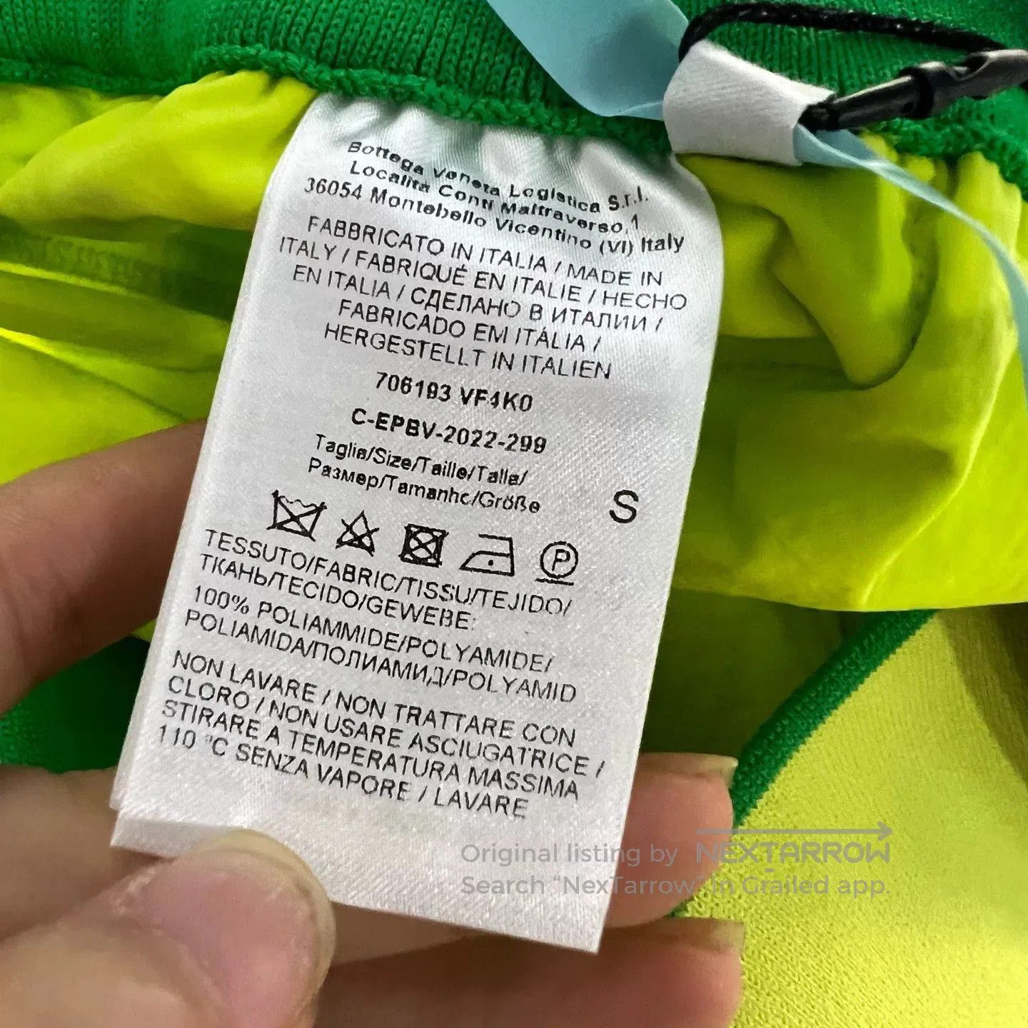 Bottega Veneta Bottega Veneta Neon Green Elastic Waist Shorts. Size 28" / US 6 / IT 42 - 4 Thumbnail