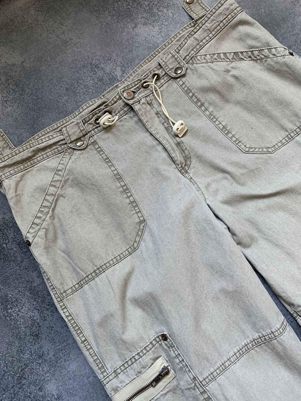 Hysteric Glamour Vintage Balenciaga Junya Watanabe Style Cargo Washed Jeans Size US 34 / EU 50 - 7 Thumbnail
