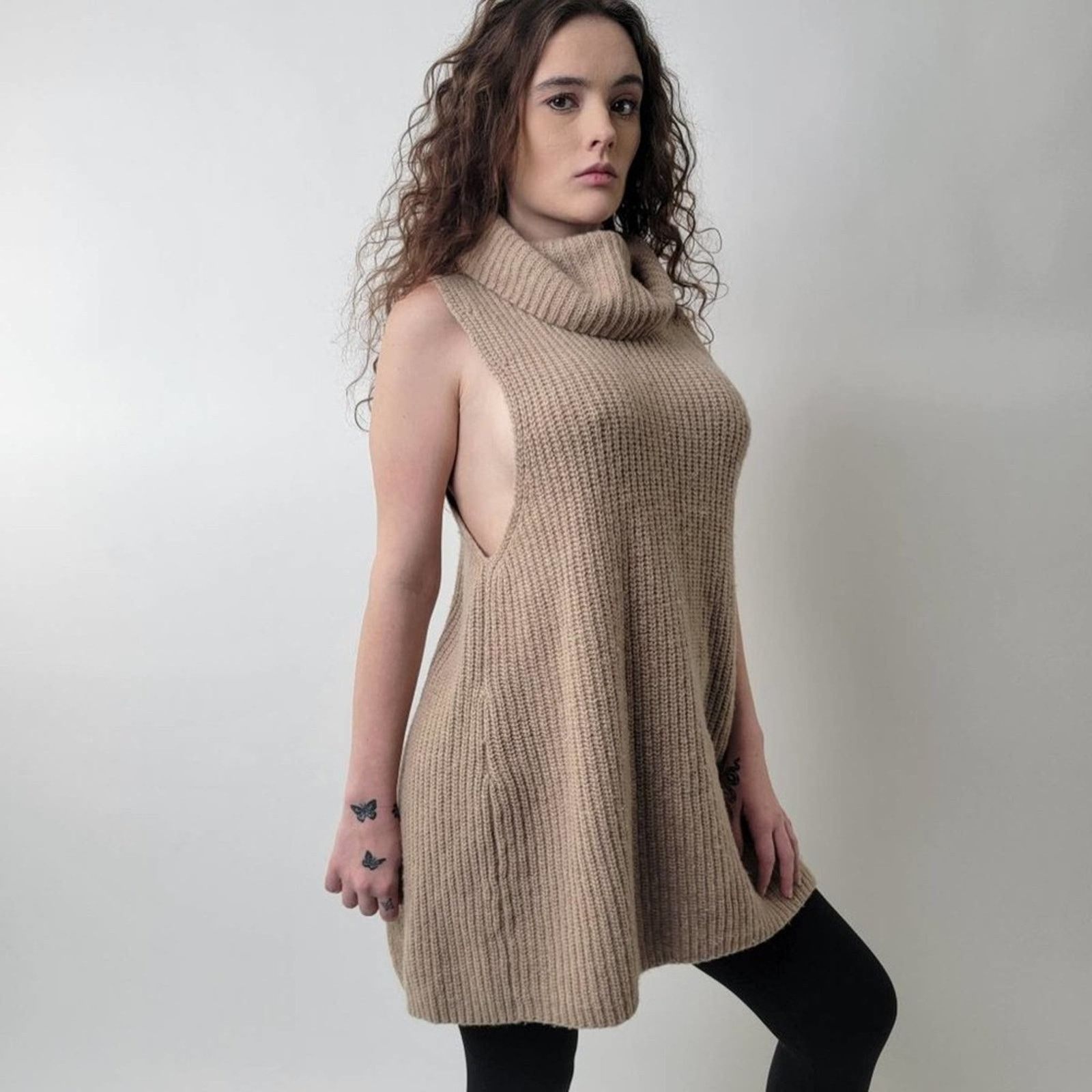 Free People Free People Need It Now Turtleneck Open Back Sweater - S Size S / US 4 / IT 40 - 4 Thumbnail