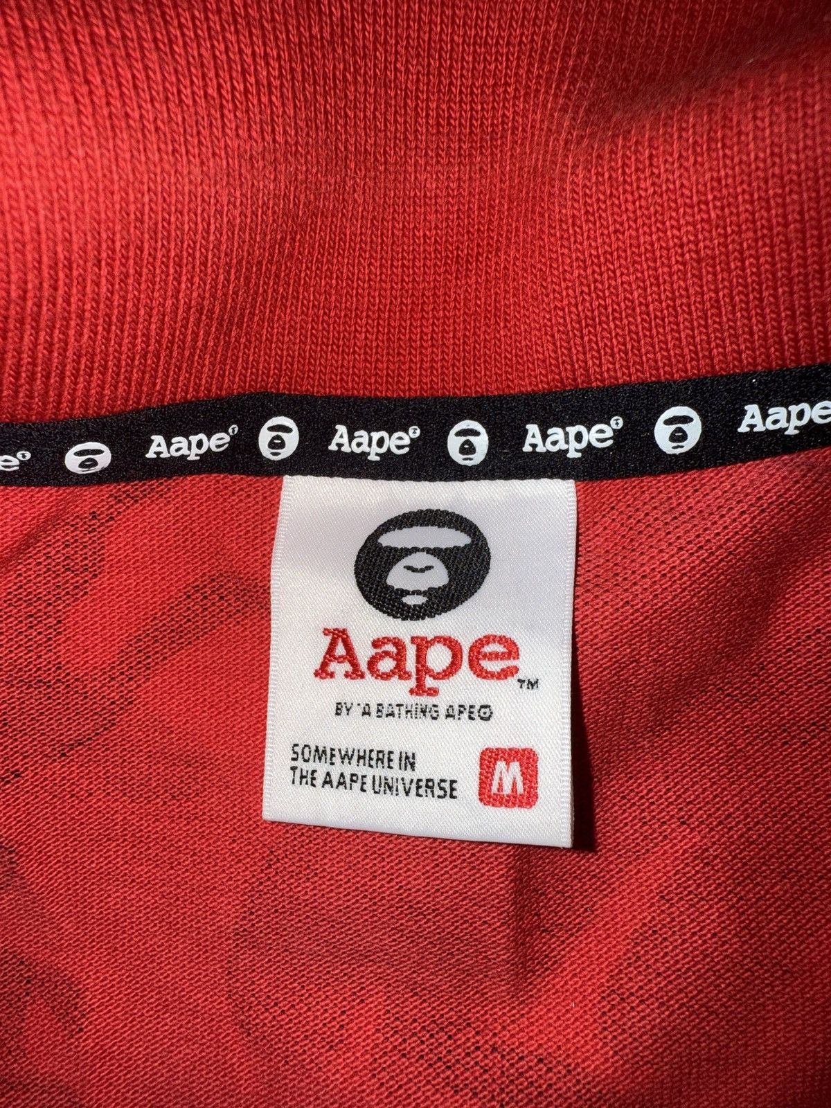 Nigo Red Camo Bape button up shirt Size US M / EU 48-50 / 2 - 3 Thumbnail