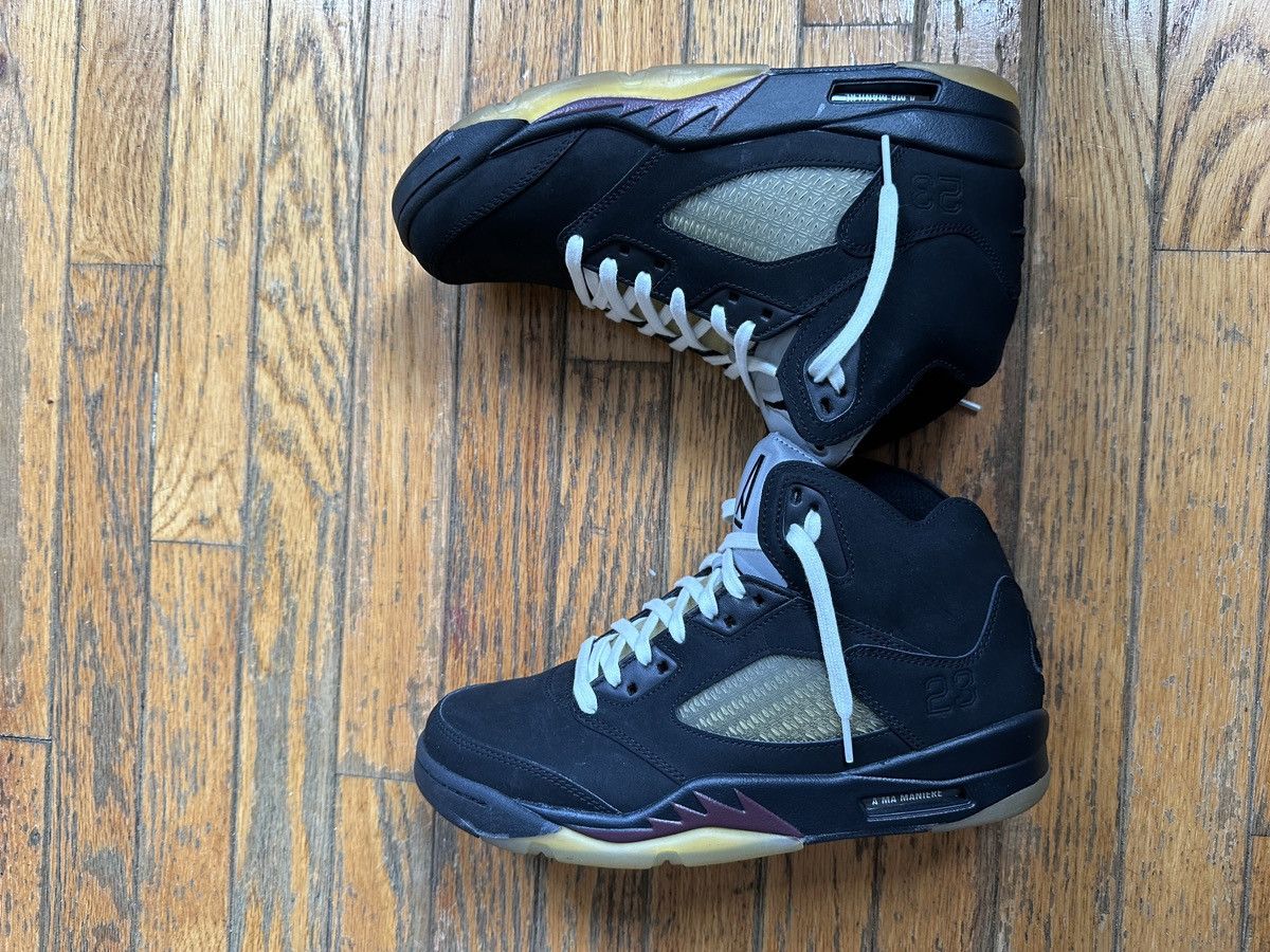 A Ma Maniere × Jordan Brand × Nike Black A Ma Maniere Jordan 5 Size US 9 / EU 42 - 4 Thumbnail