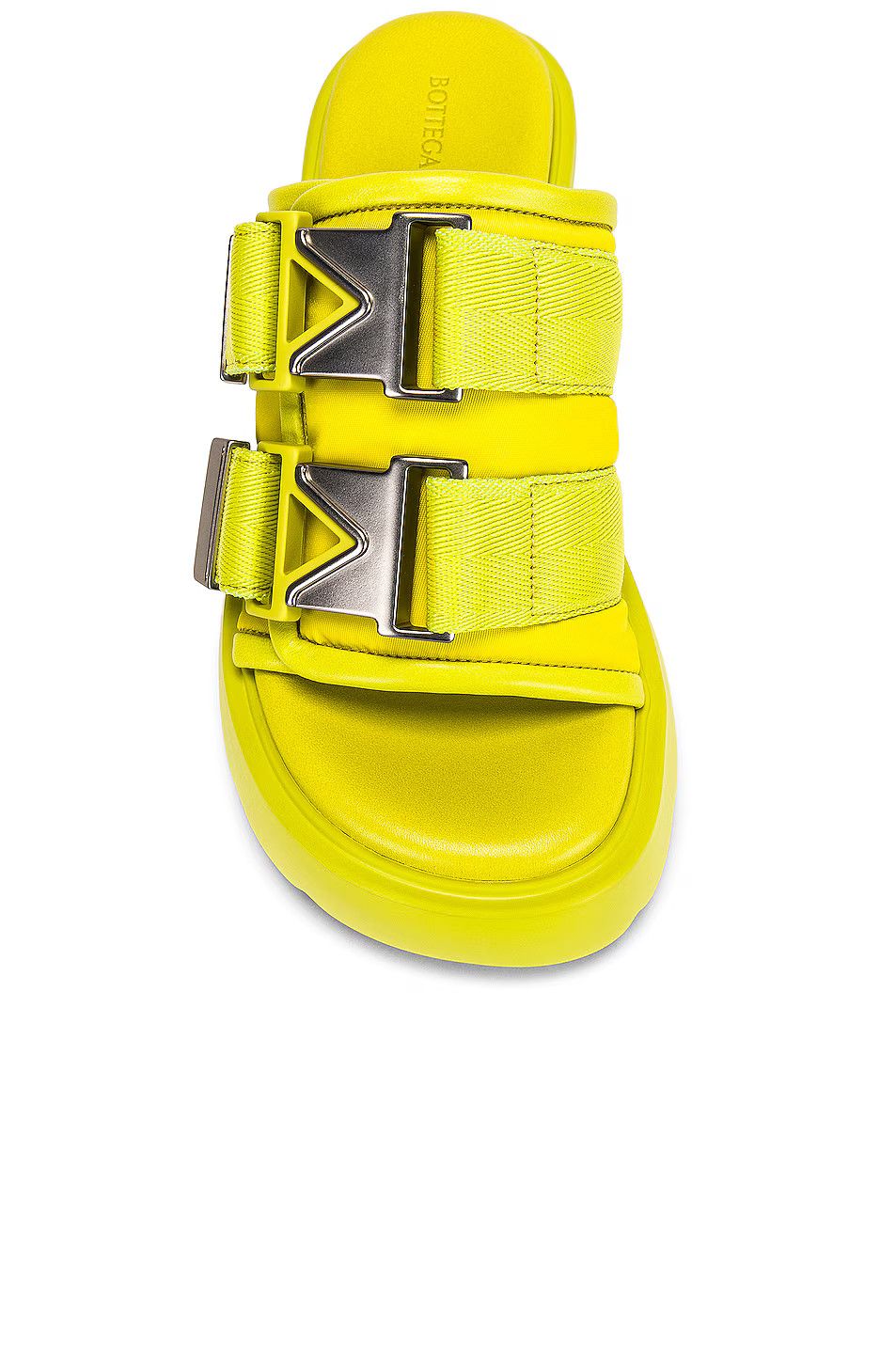 Bottega Veneta o1y0725 Mules in Yellow/Green Size US 9 / IT 39 - 4 Thumbnail