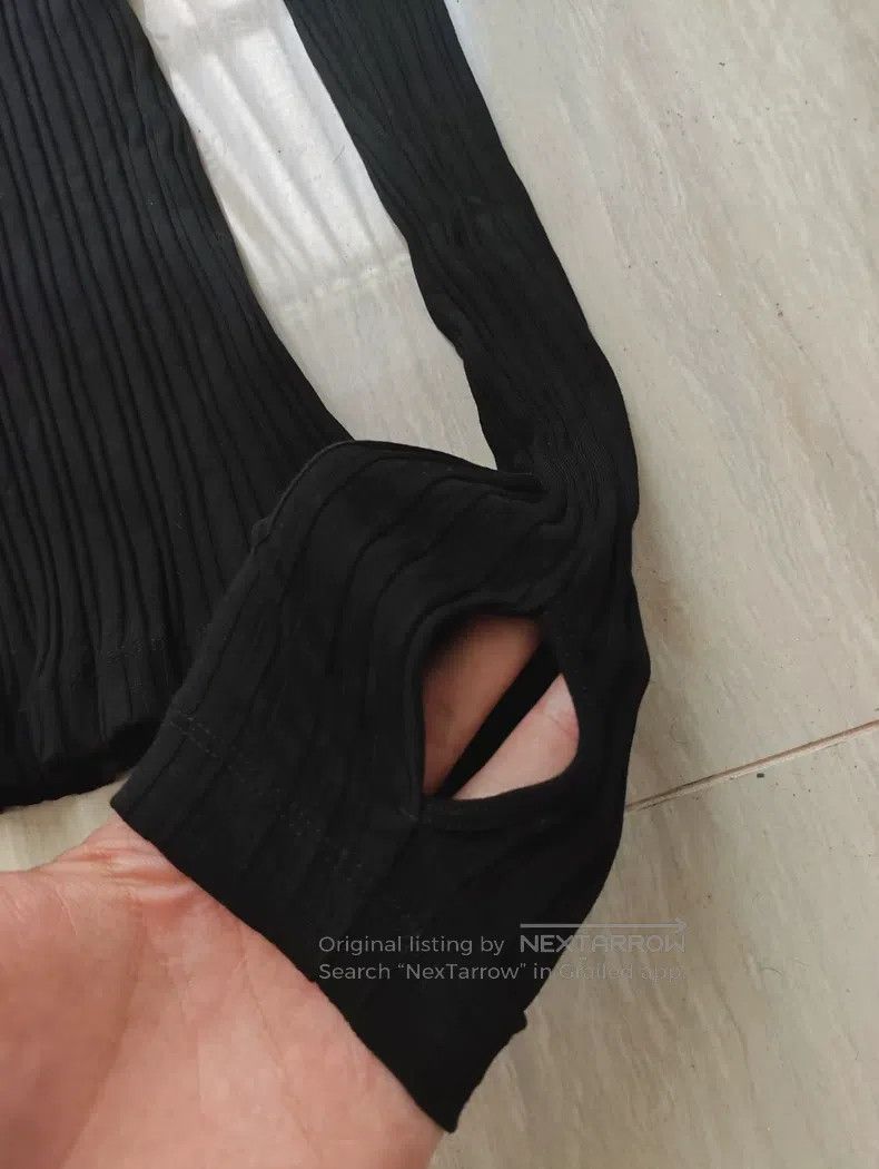 Helmut Lang Helmut Lang Double Strap Black Knit Tank Top Size S / US 4 / IT 40 - 2 Thumbnail