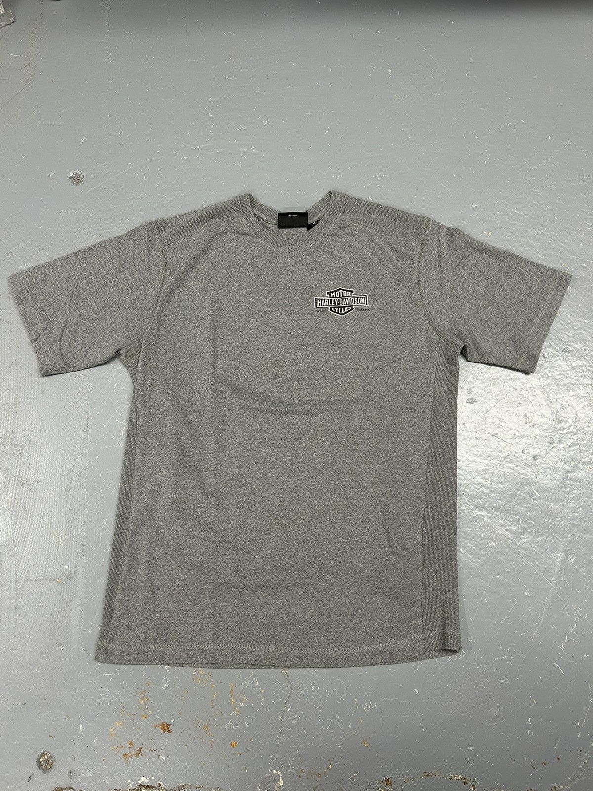 Harley Davidson × Vintage Crazy Vintage Y2K Essential Grey Harley Davidson Tee Shirt Size US L / EU 52-54 / 3 - 1 Thumbnail