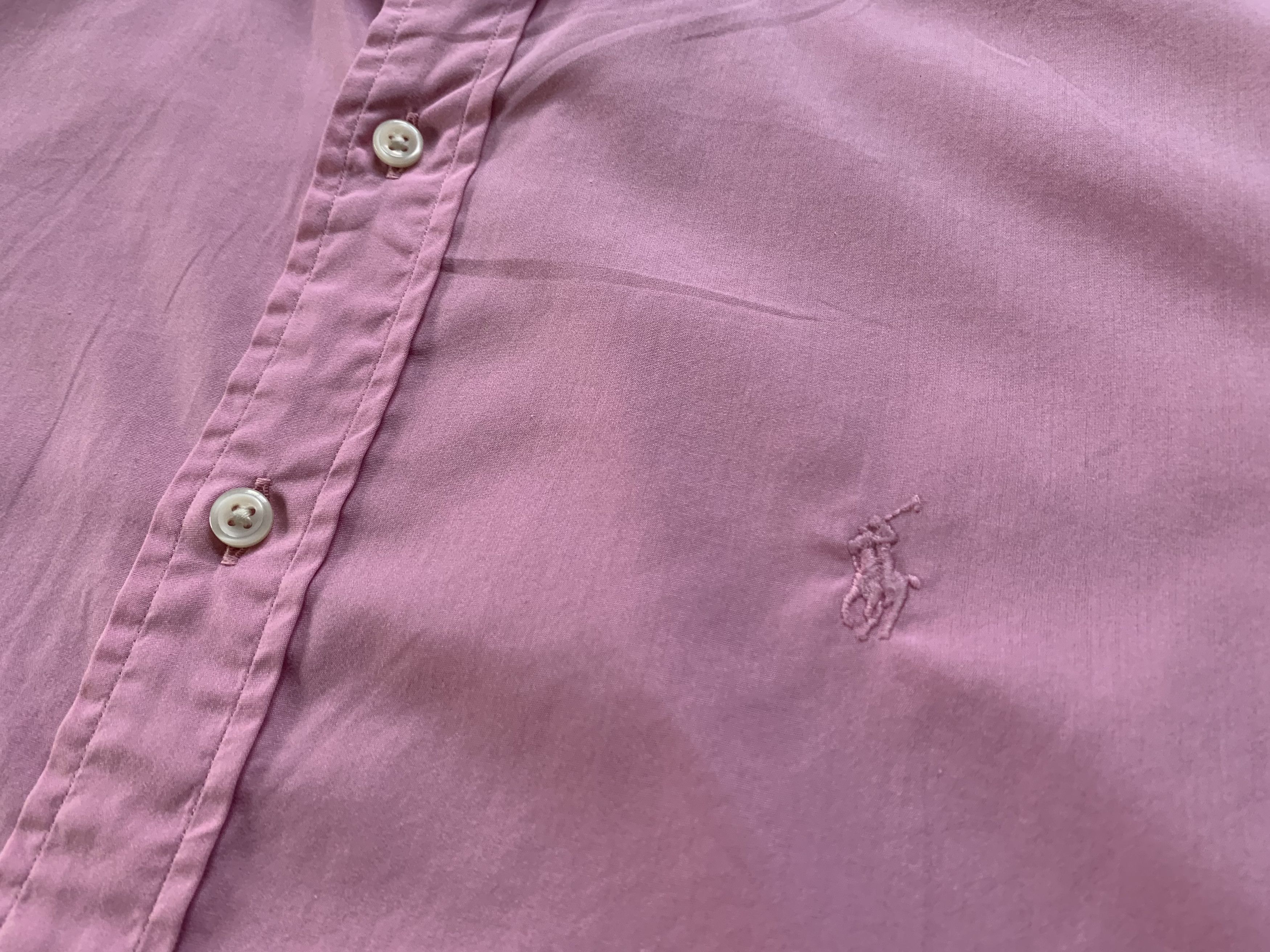 Polo Ralph Lauren Polo Ralph Lauren Pink Long Sleeve Vintage Shirt Size US XXL / EU 58 / 5 - 5 Thumbnail