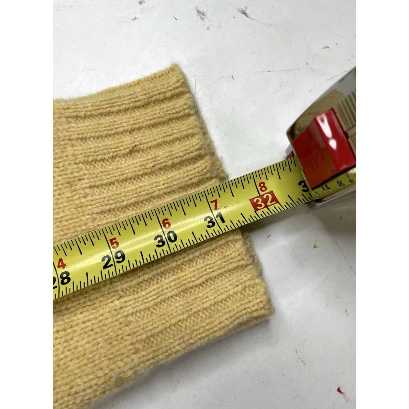 Polo Ralph Lauren Polo Ralph Lauren Knit Sweater Mens 2XL Crew Neck Cable-Knit Angora Wool Merino Wool Yellow Size US XXL / EU 58 / 5 - 5 Thumbnail