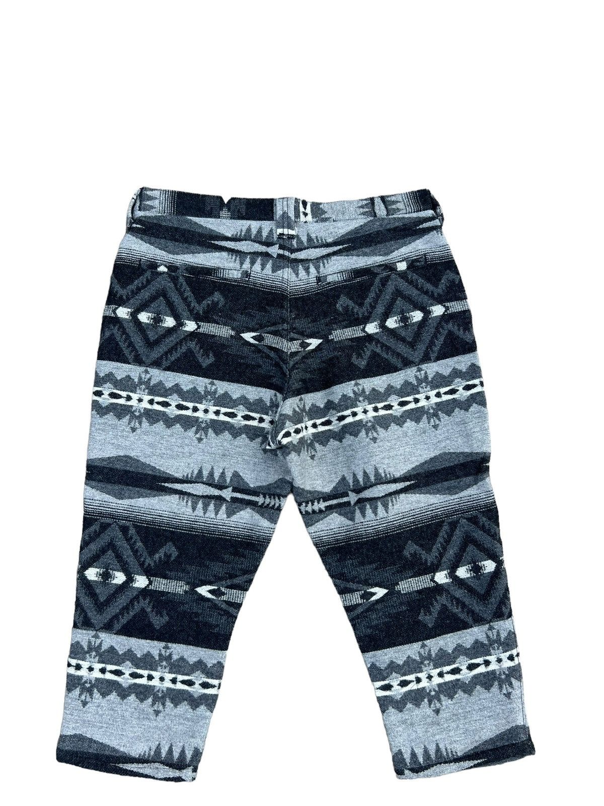 Japanese Brand Rehacer Japan Native Navajo Wool Cropped Pant Size US 30 / EU 46 - 2 Thumbnail