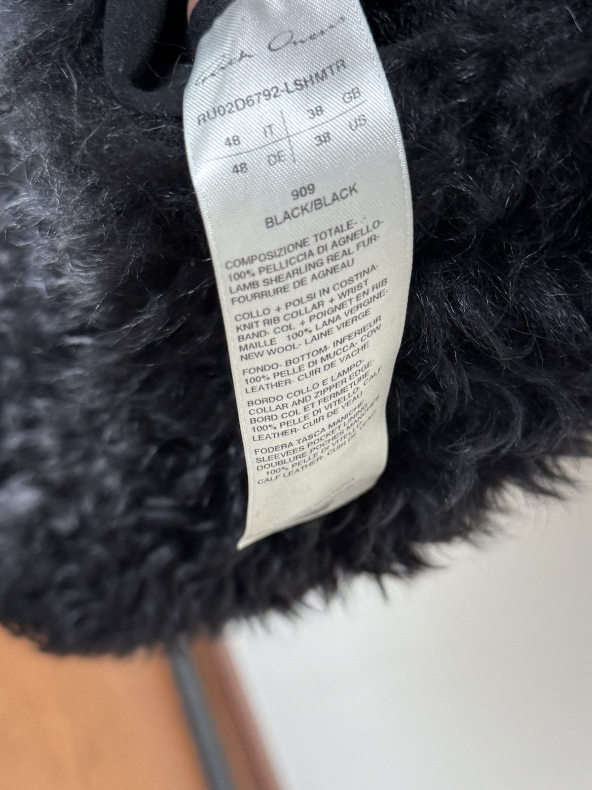 Rick Owens Rick owens24FW Leather Bomber jacket Size US M / EU 48-50 / 2 - 5 Thumbnail