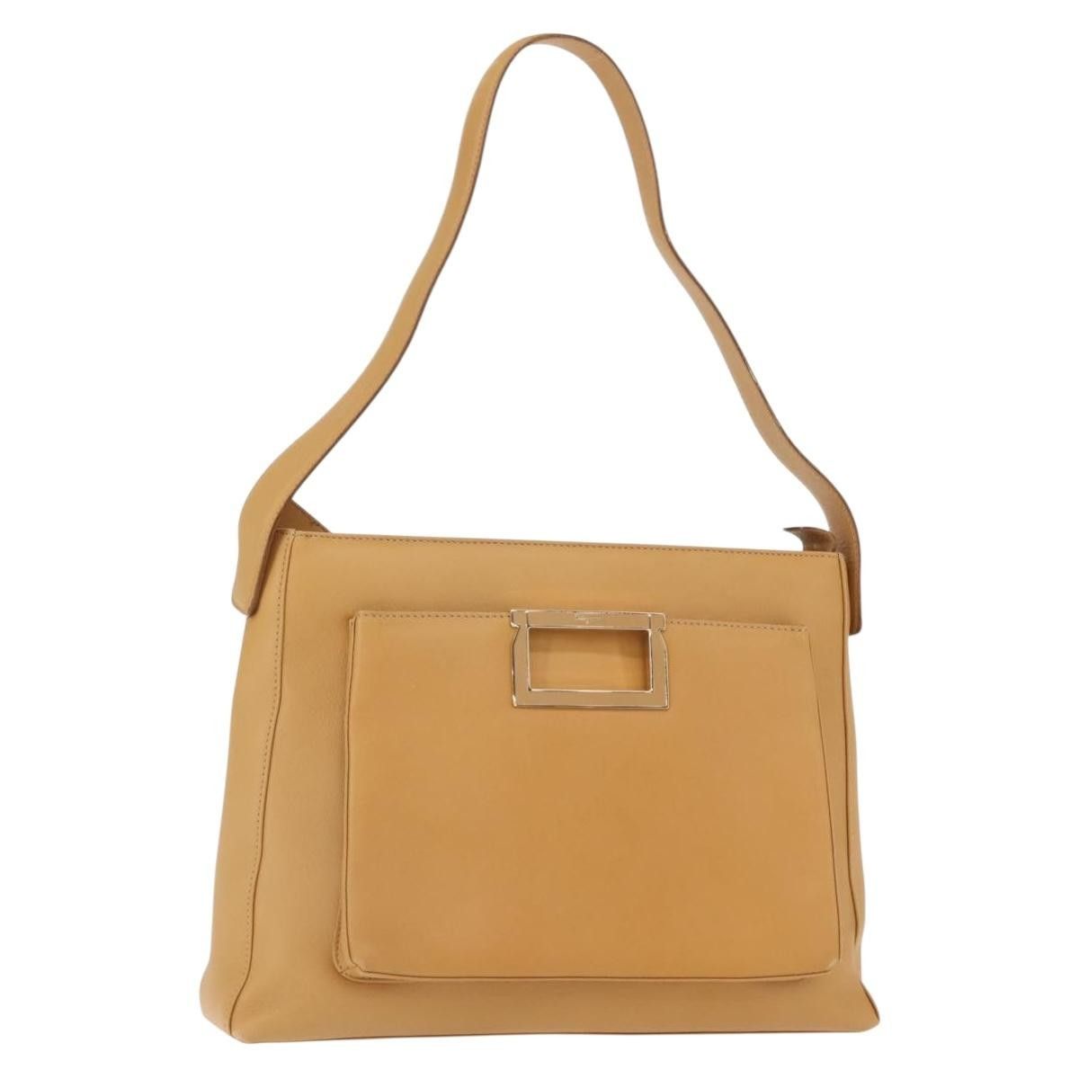 Salvatore Ferragamo Vintage Shoulder Bag Leather