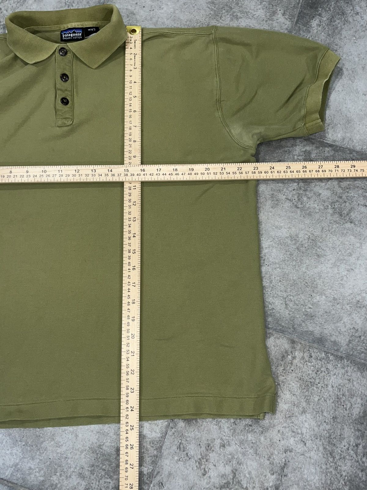 Patagonia Vintage Patagonia Men's Olive Green Short Sleeve Polo Shirt Size US M / EU 48-50 / 2 - 4 Thumbnail