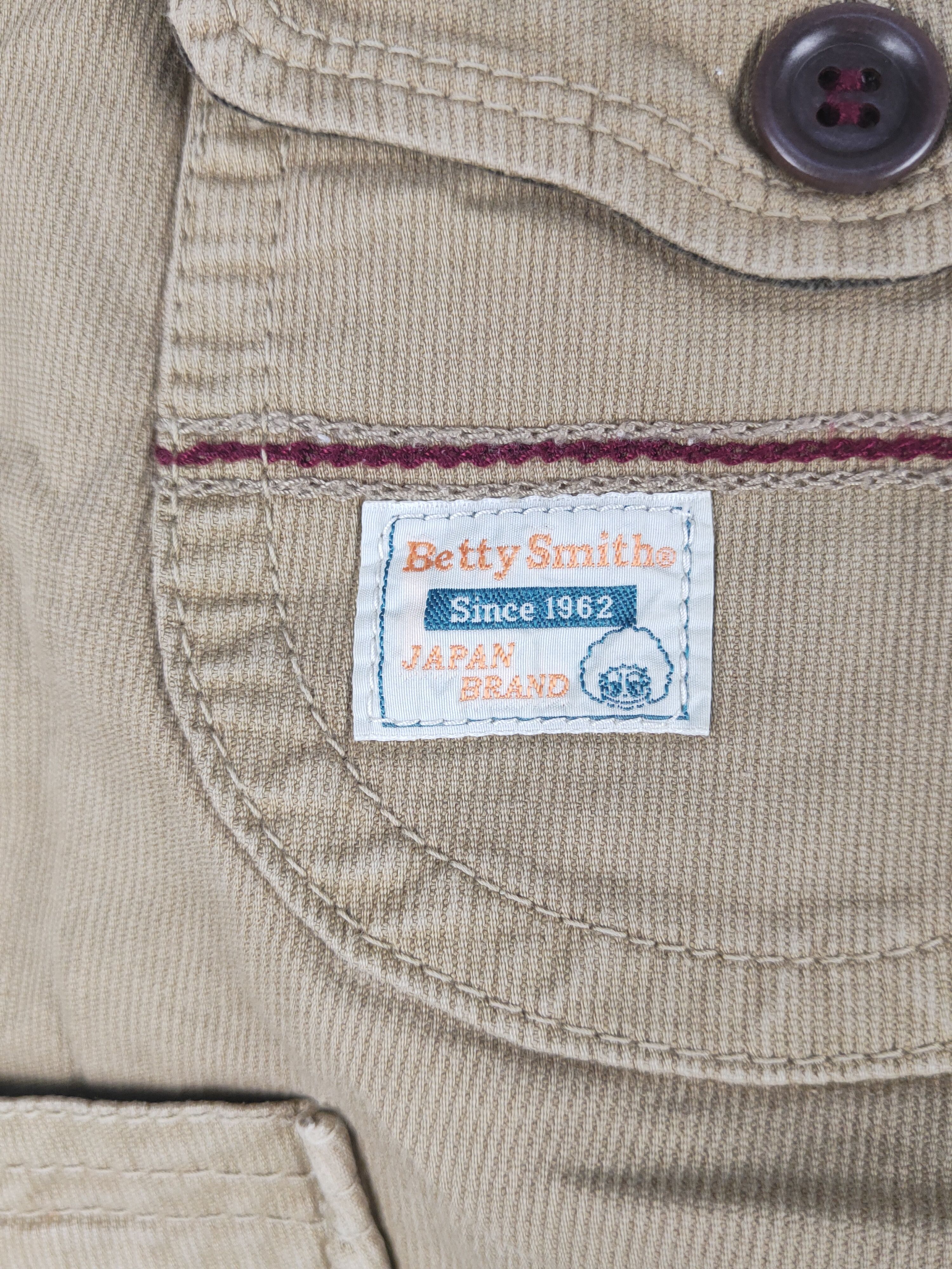 Japanese Brand DL Betty Smith Beige Multipocket Cargo Pants #1532 Size 29" - 8 Thumbnail