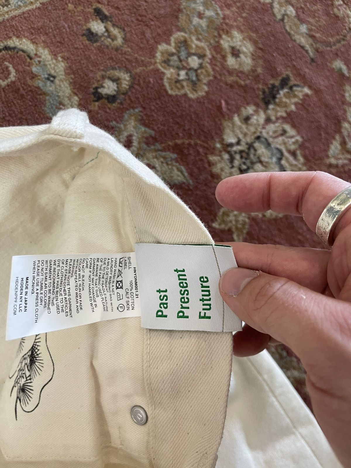 HIDDEN Hidden NY Japan Selvedge White Denim Jeans Size US 34 / EU 50 - 8 Thumbnail