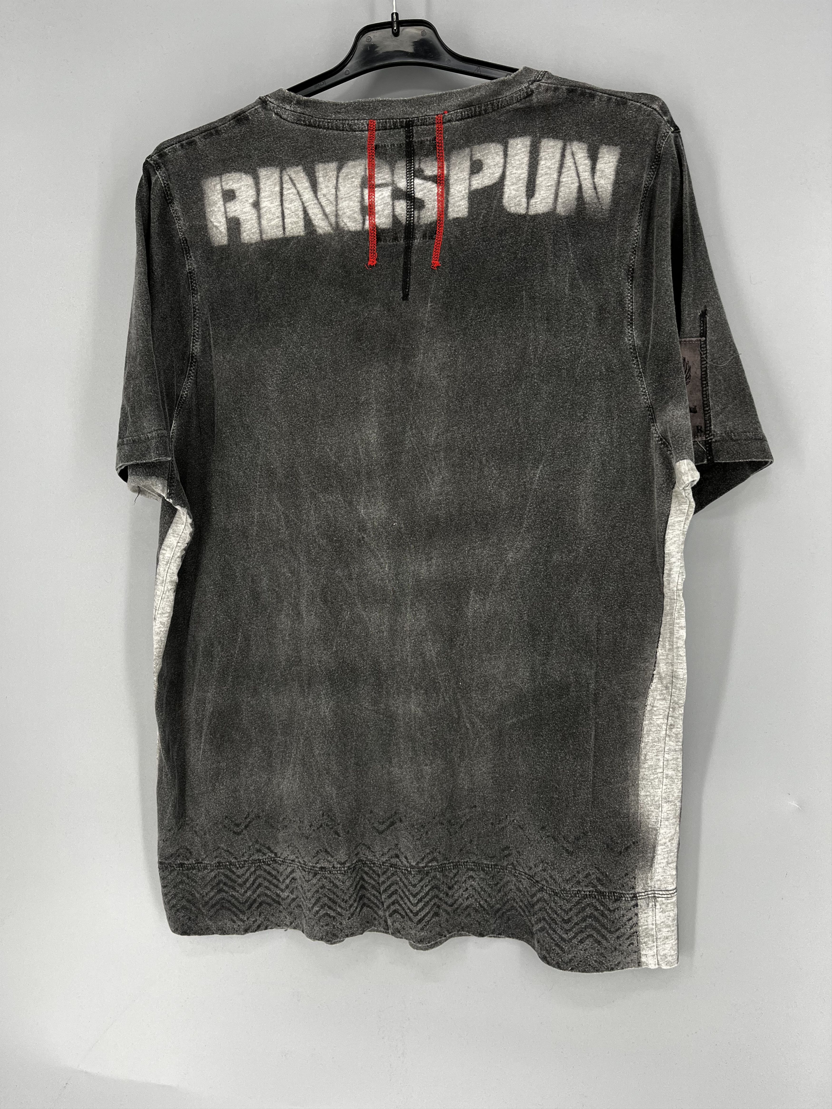 Japanese Brand Vintage Y2K Ringspun Affliction Style Skull Logo T Shirt Size US XL / EU 56 / 4 - 10 Thumbnail