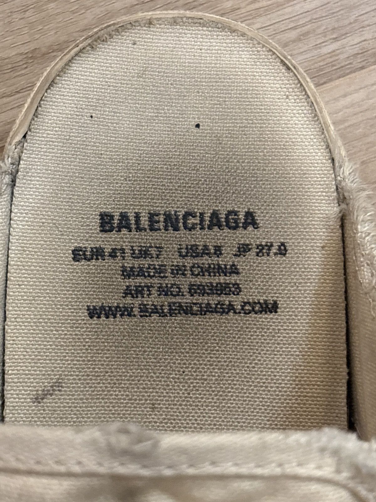 Balenciaga Balenciaga Paris Mule Sneaker Size US 8.5 / EU 41-42 - 8 Thumbnail