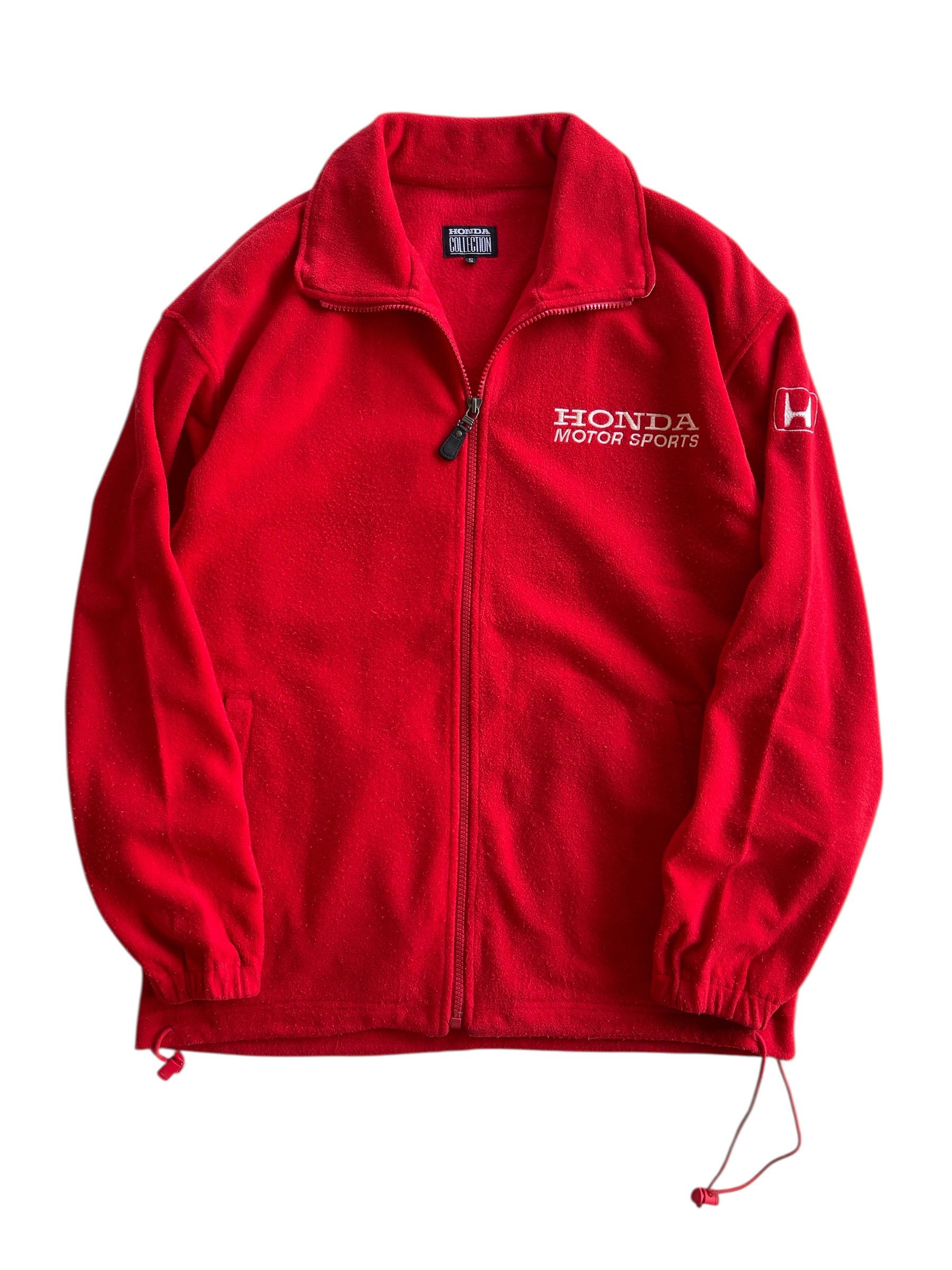 Honda Vintage Honda Motorsports Fleece Jacket Size US S / EU 44-46 / 1 - 1 Thumbnail