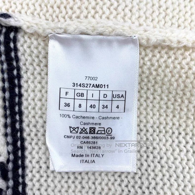 Dior Dior 22 beige five-pointed star letter inlaid cashmere lac Size XS / US 0-2 / IT 36-38 - 6 Thumbnail