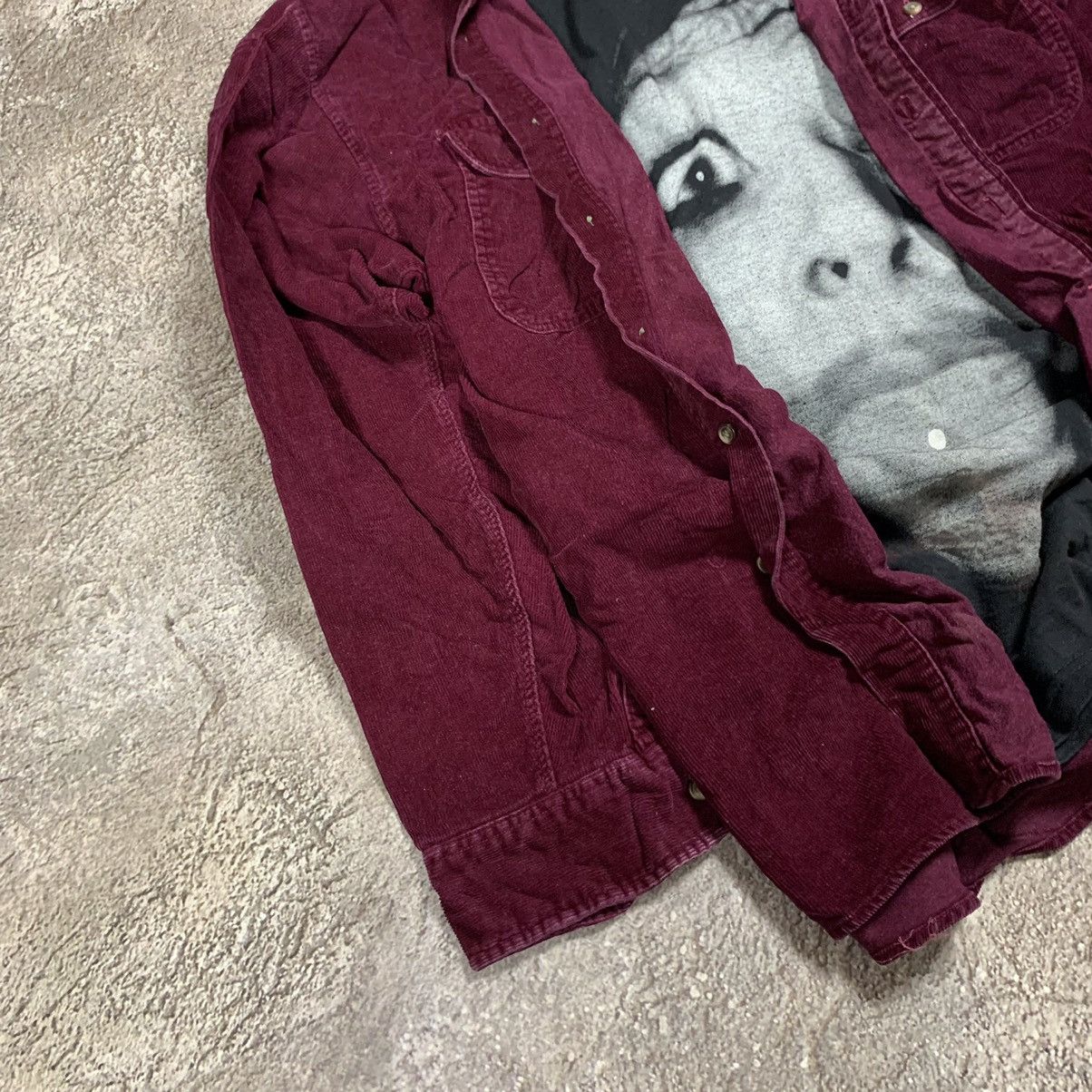 Vintage Vintage 90s Maroon Graphic Chore Coat Grunge Streetwear M Size US M / EU 48-50 / 2 - 2 Thumbnail