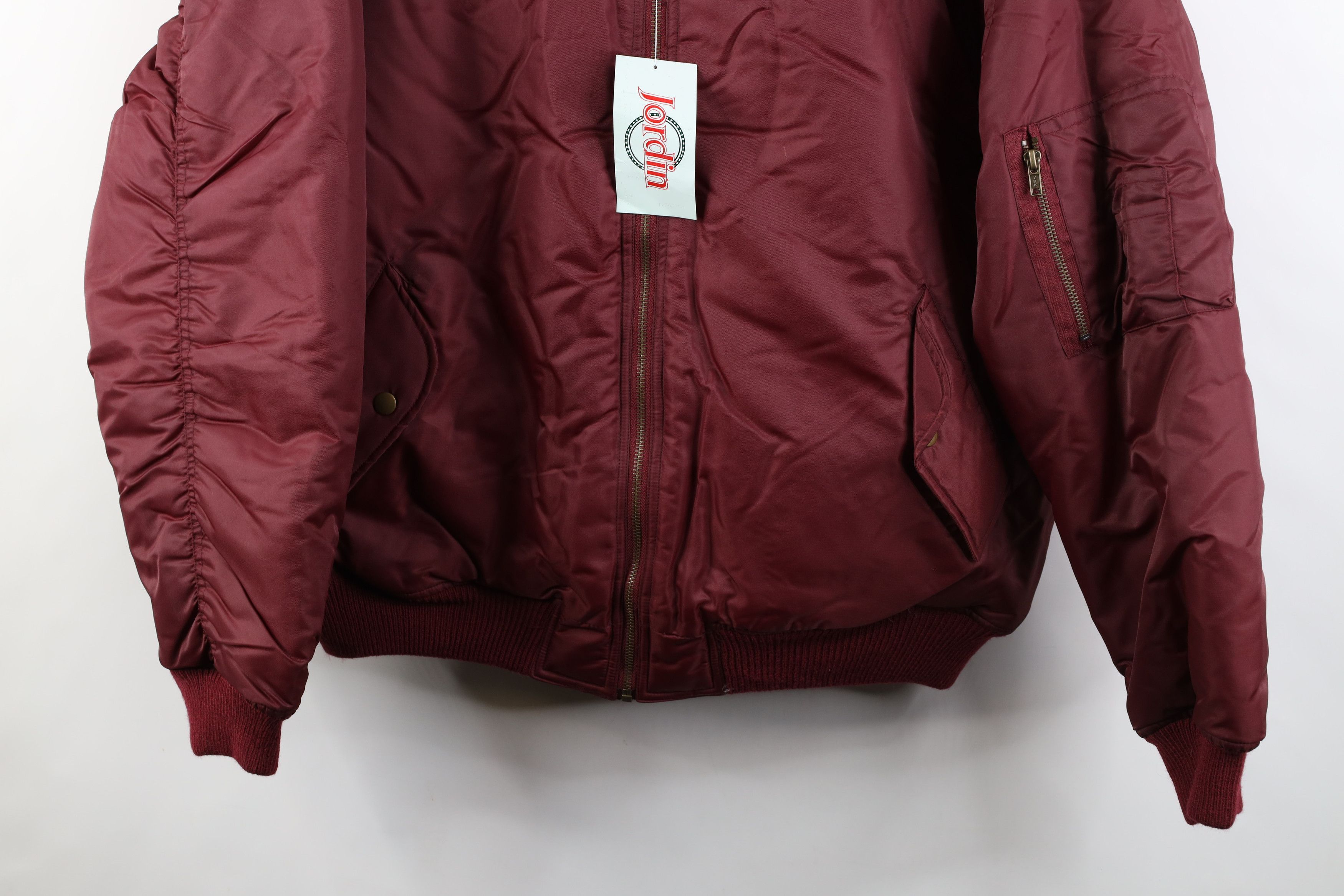Vintage Deadstock Vintage 90s Streetwear Reversible Bomber Jacket Size US L / EU 52-54 / 3 - 3 Thumbnail