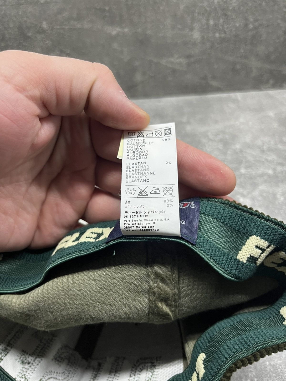 Diesel Diesel corduroy cap vintage Size ONE SIZE - 8 Thumbnail