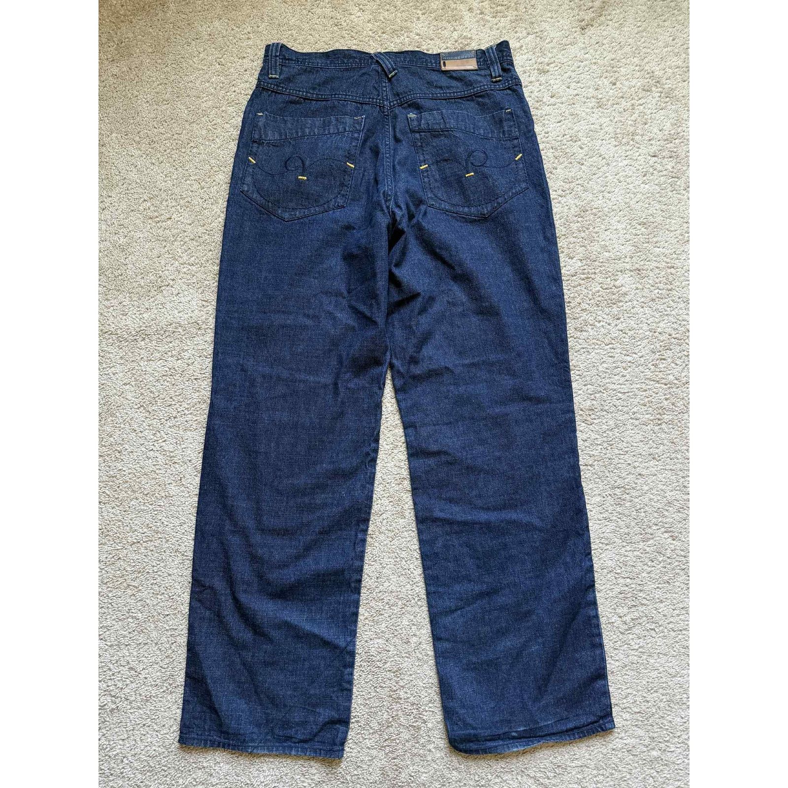 Rocawear Rocawear Straight Leg Workwear Jeans Blue Mens 34W x 34L Size US 34 / EU 50 - 3 Thumbnail
