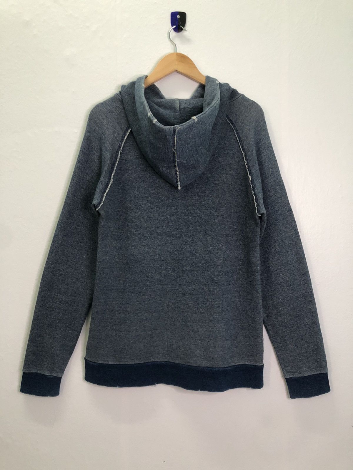 Japanese Brand × Vintage Vintage Blue Glow Hoodie Size US S / EU 44-46 / 1 - 2 Thumbnail