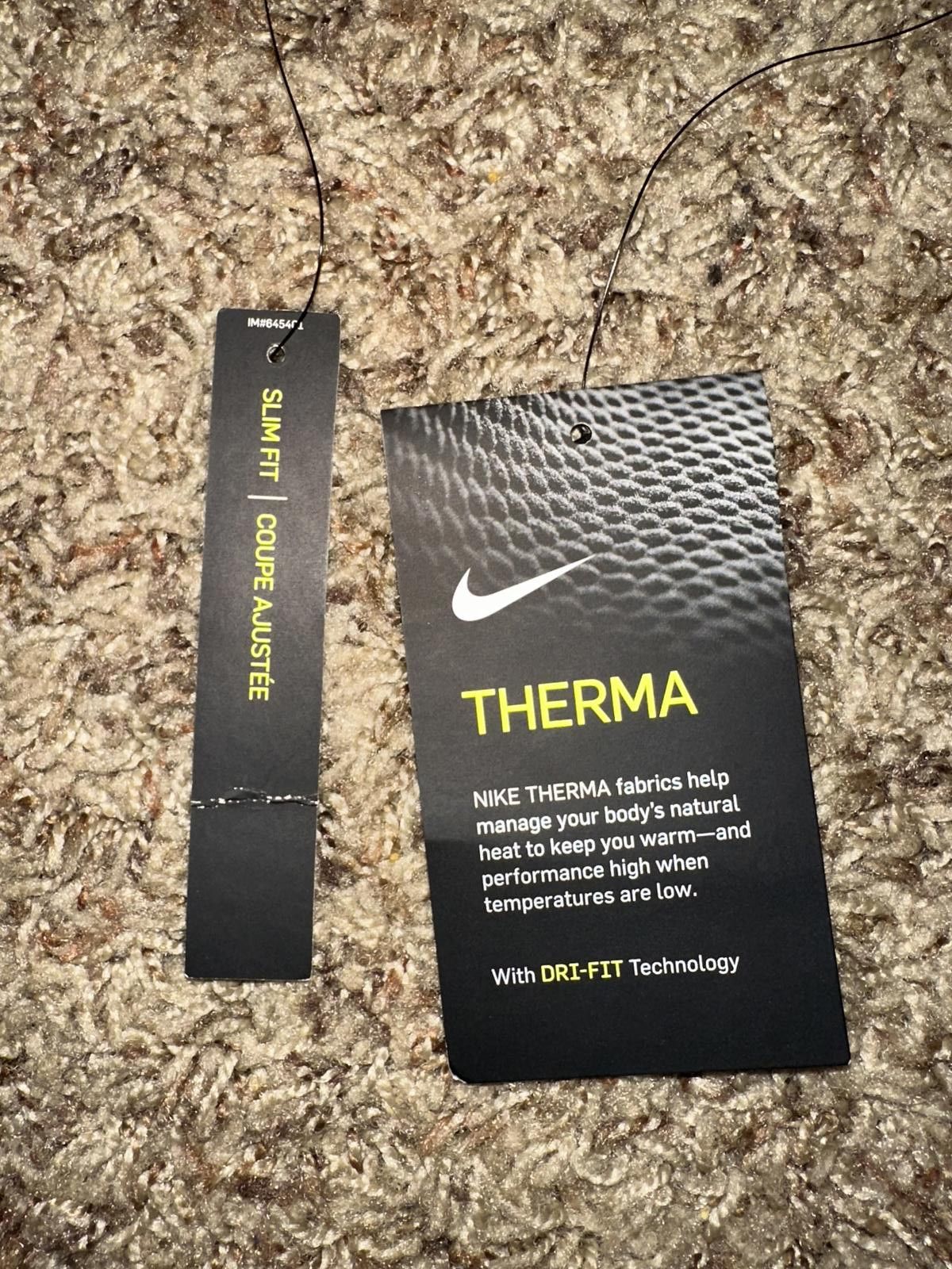 Nike Nike Pro Men’s Dri Fit Compression Therma White Long Sleeve Shirt Size US XL / EU 56 / 4 - 9 Thumbnail